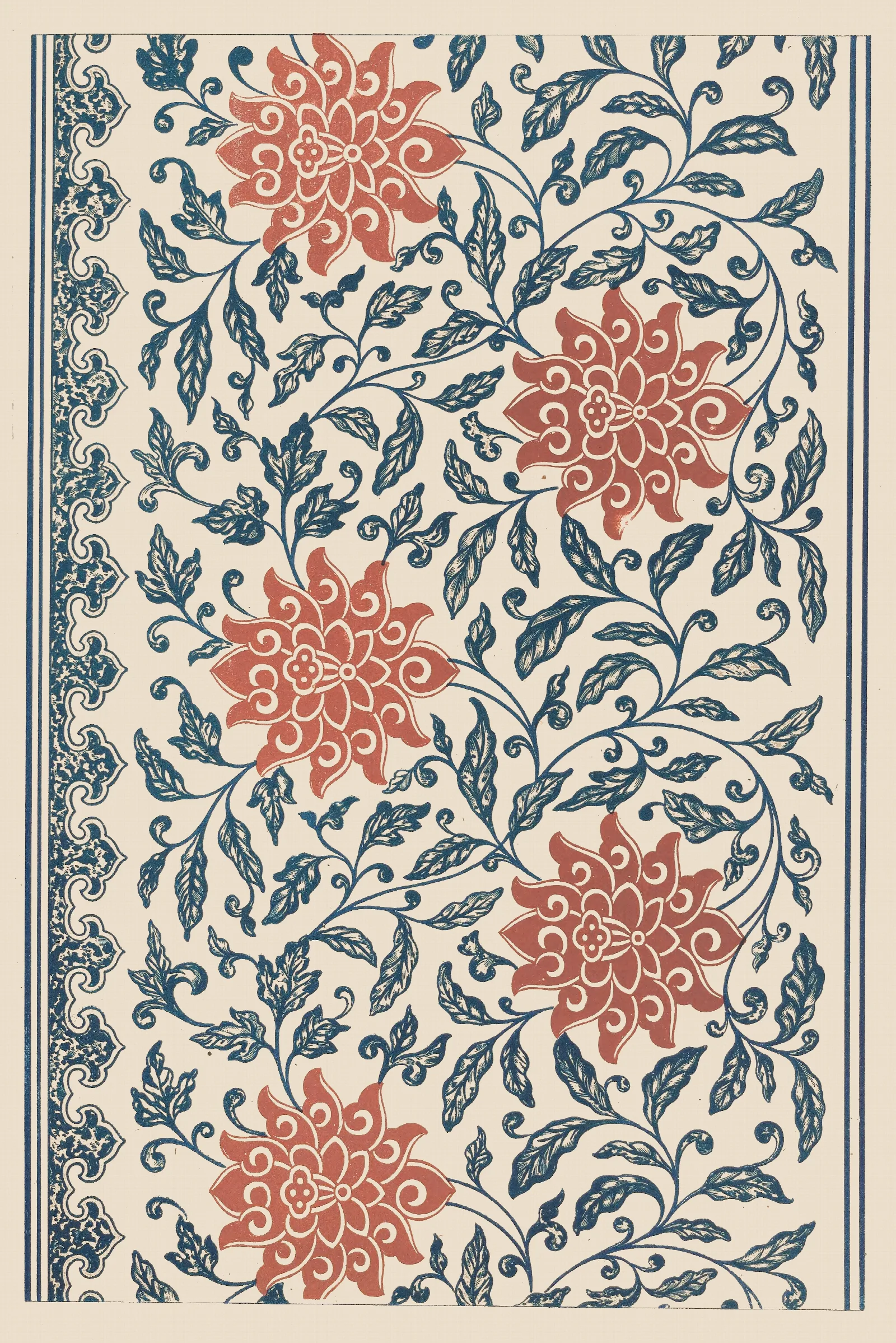 Examples Of Chinese Ornament Pl 41 Wall Art by Owen Jones - Canvas Print