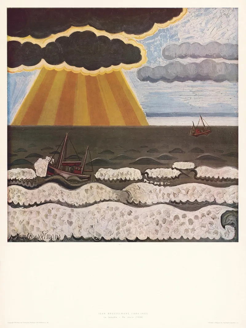 The Tempest 6 Wall Art by Jean Brusselmans - Canvas Print