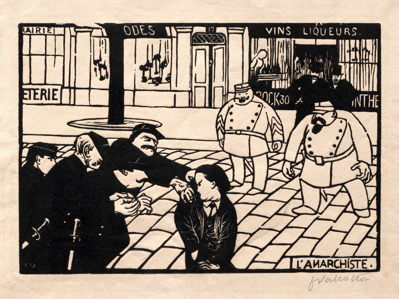 The Anarchist Wall Art by Félix Vallotton - Canvas Print