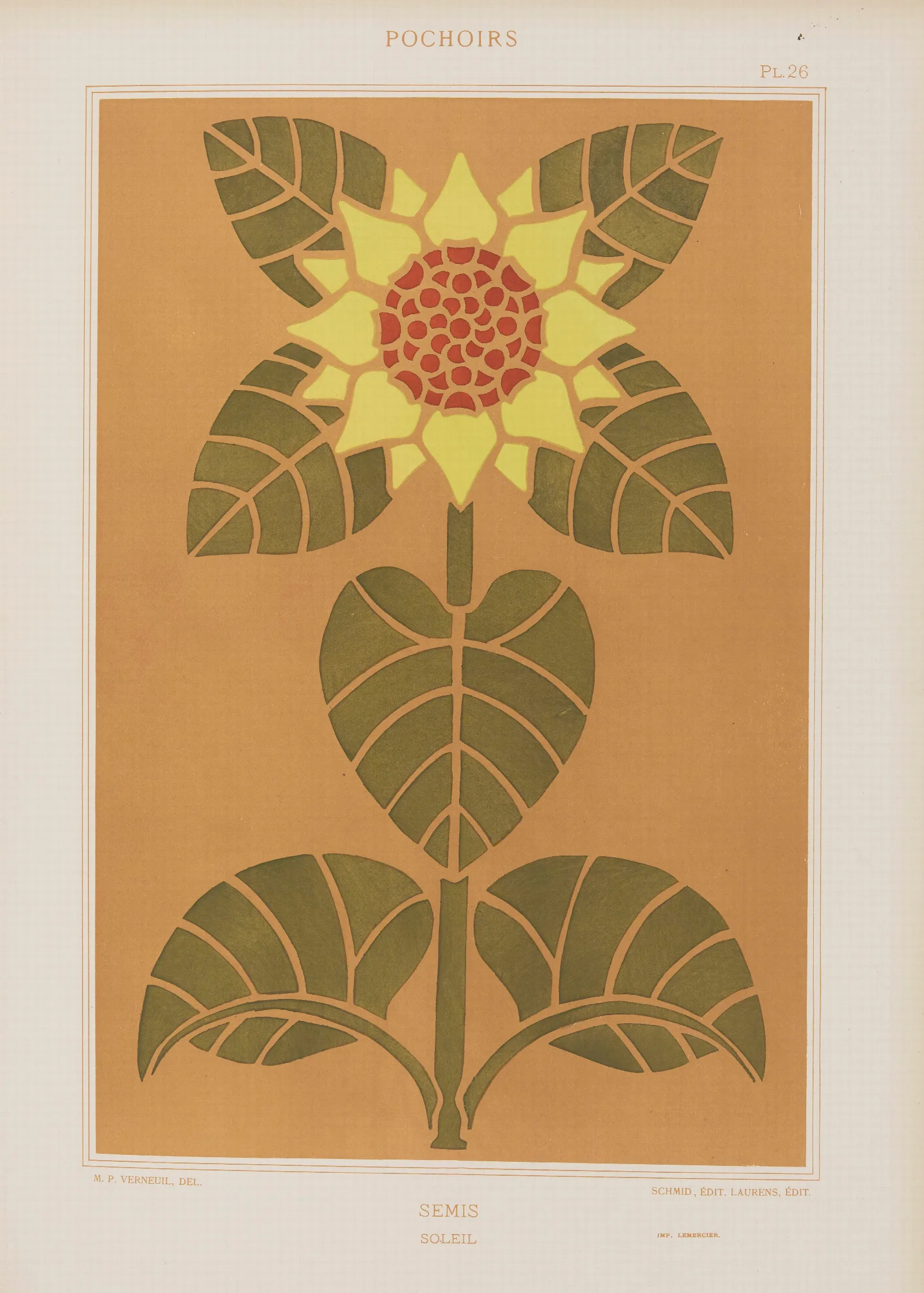 Semis Soleil Wall Art by Maurice Pillard Verneuil - Canvas Print