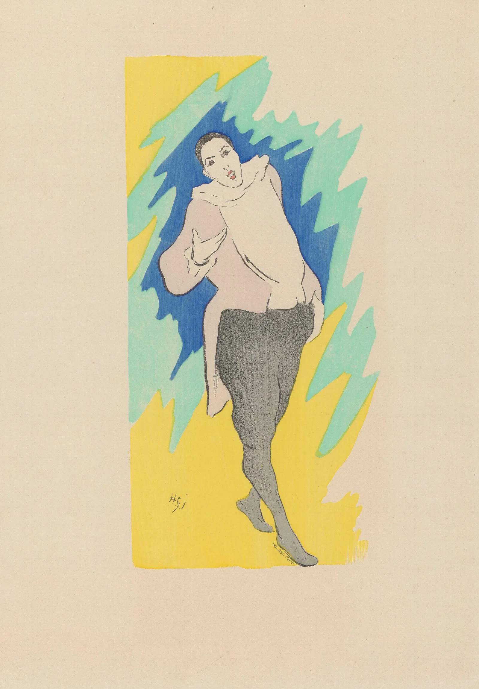 Mimi Chanson Wall Art by Henri-Gabriel Ibels - Canvas Print