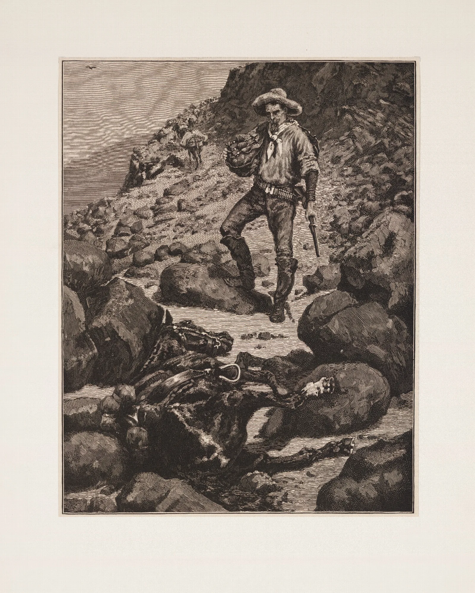 Abandoned 3 Wall Art by Frederic Remington - Canvas Print