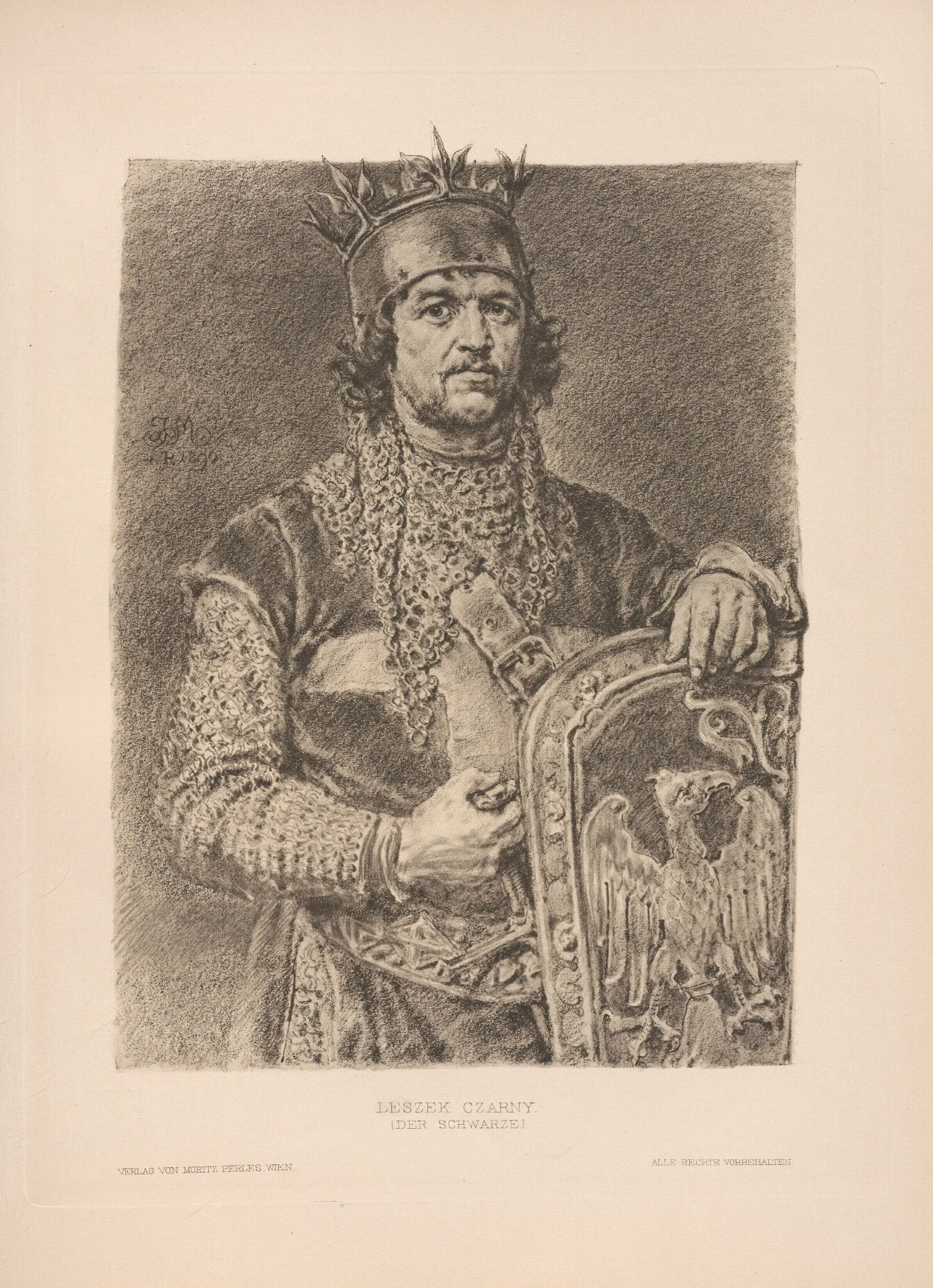Leszek Czarny Wall Art by Jan Matejko - Canvas Print