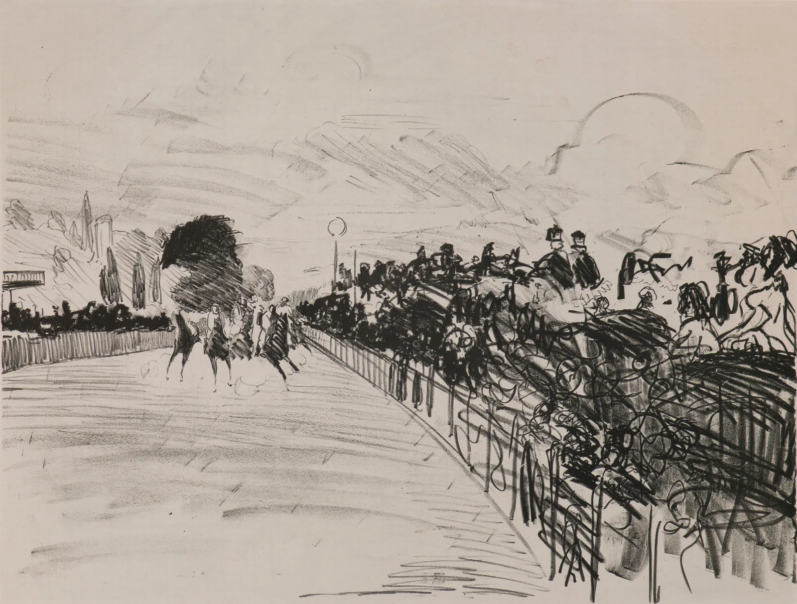 The Races Les Courses 2 Wall Art by Édouard Manet - Canvas Print