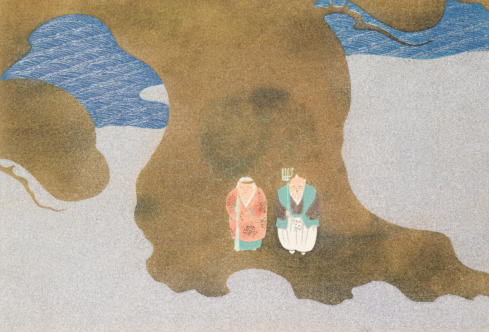 A Thousand Grasses Pl 21 Wall Art by Kamisaka Sekka - Canvas Print