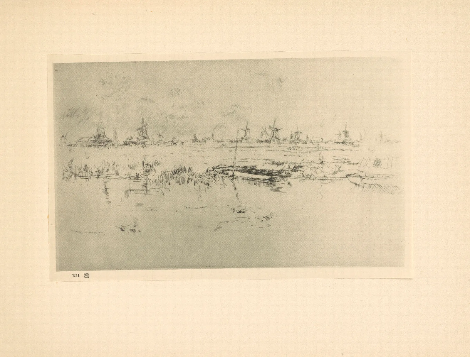 Zaandam 2 Wall Art by James Abbott McNeill Whistler - Canvas Print