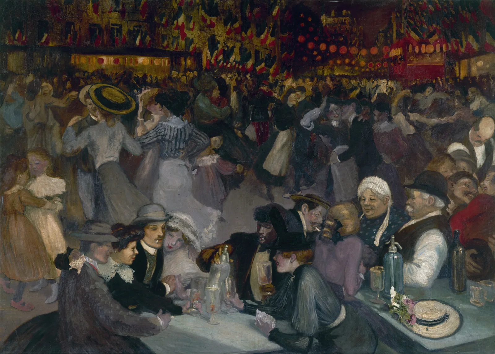 14 Juillet 2 Wall Art by Théophile Alexandre Steinlen - Canvas Print