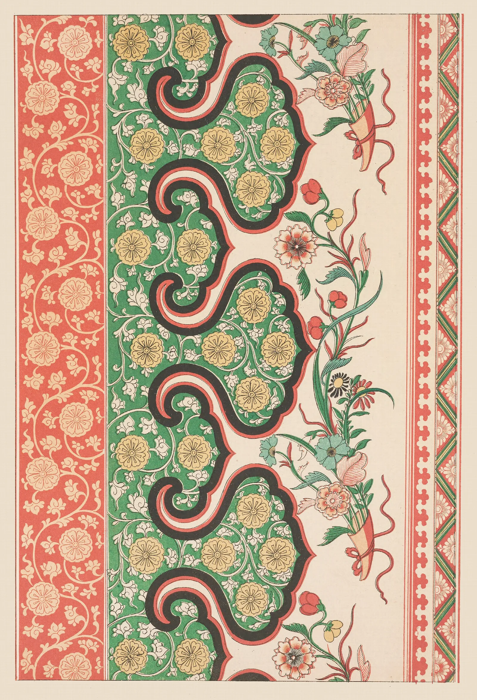 Examples Of Chinese Ornament Pl 83 Wall Art by Owen Jones - Canvas Print