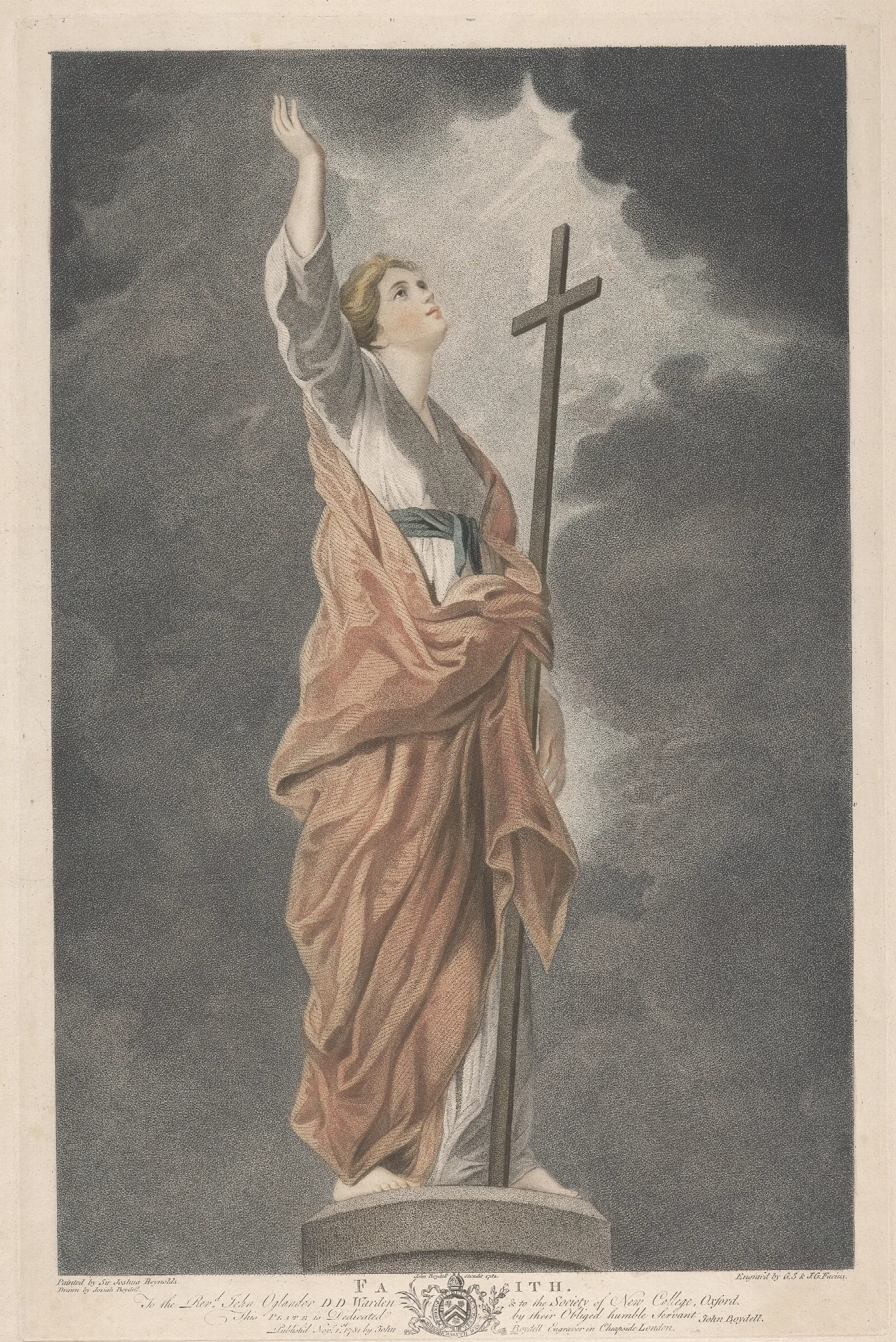 Faith 5 Wall Art by Sir Joshua Reynolds - Canvas Print
