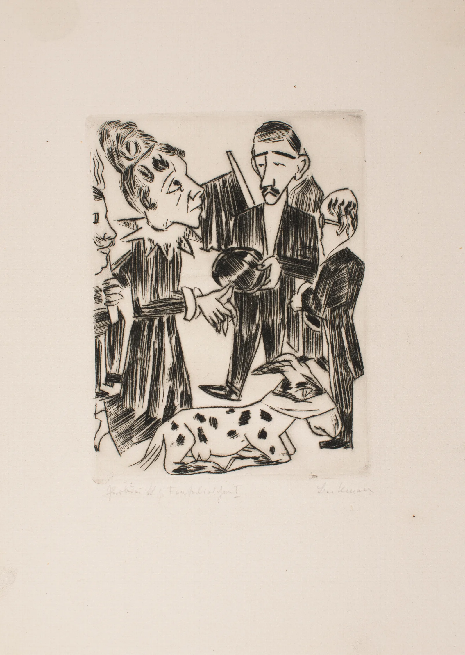 Memorial Services For The Good King Laudamus Wall Art by Max Beckmann - Canvas Print