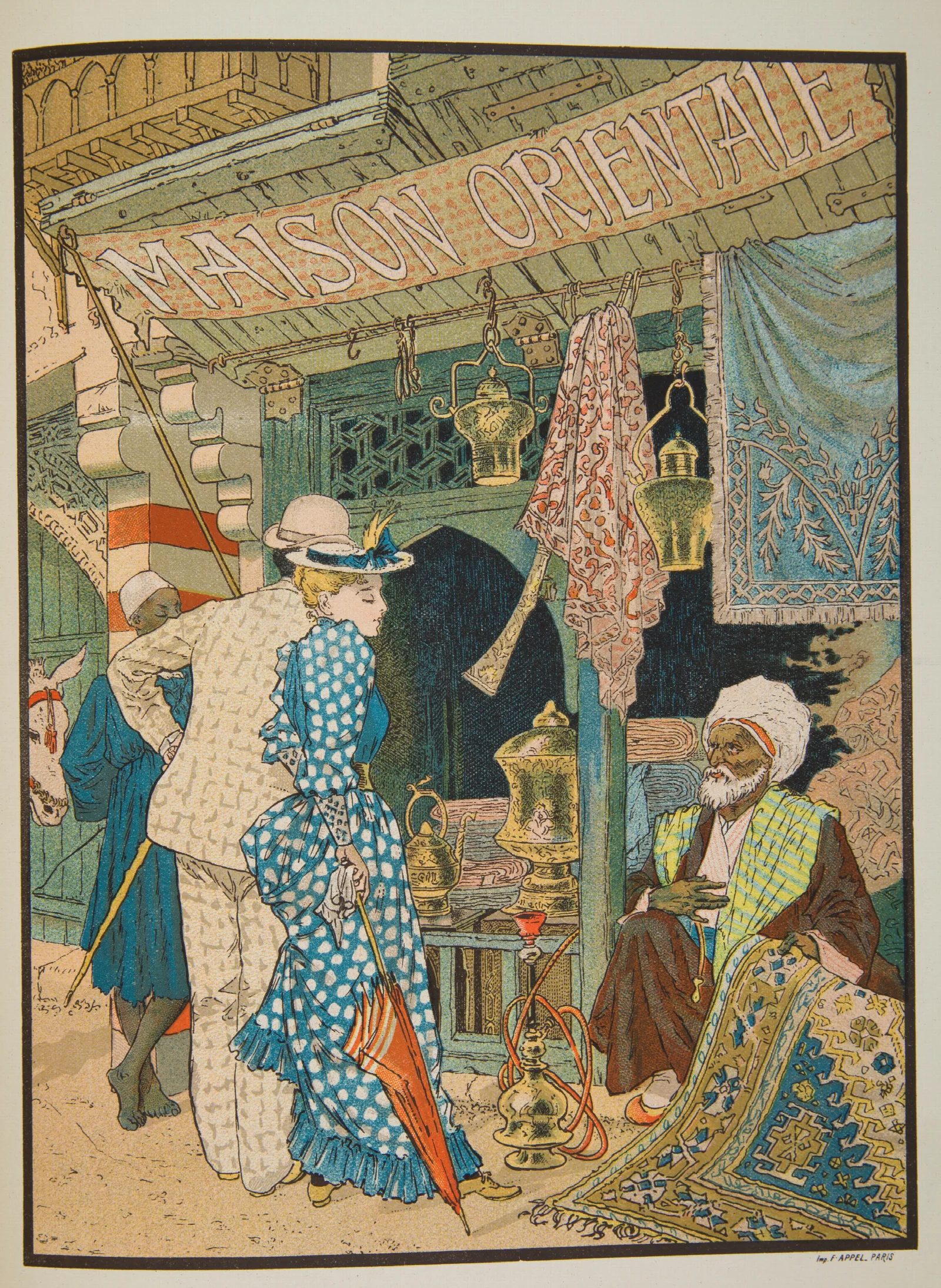 Maison Orientale Wall Art by Eugène Grasset - Canvas Print