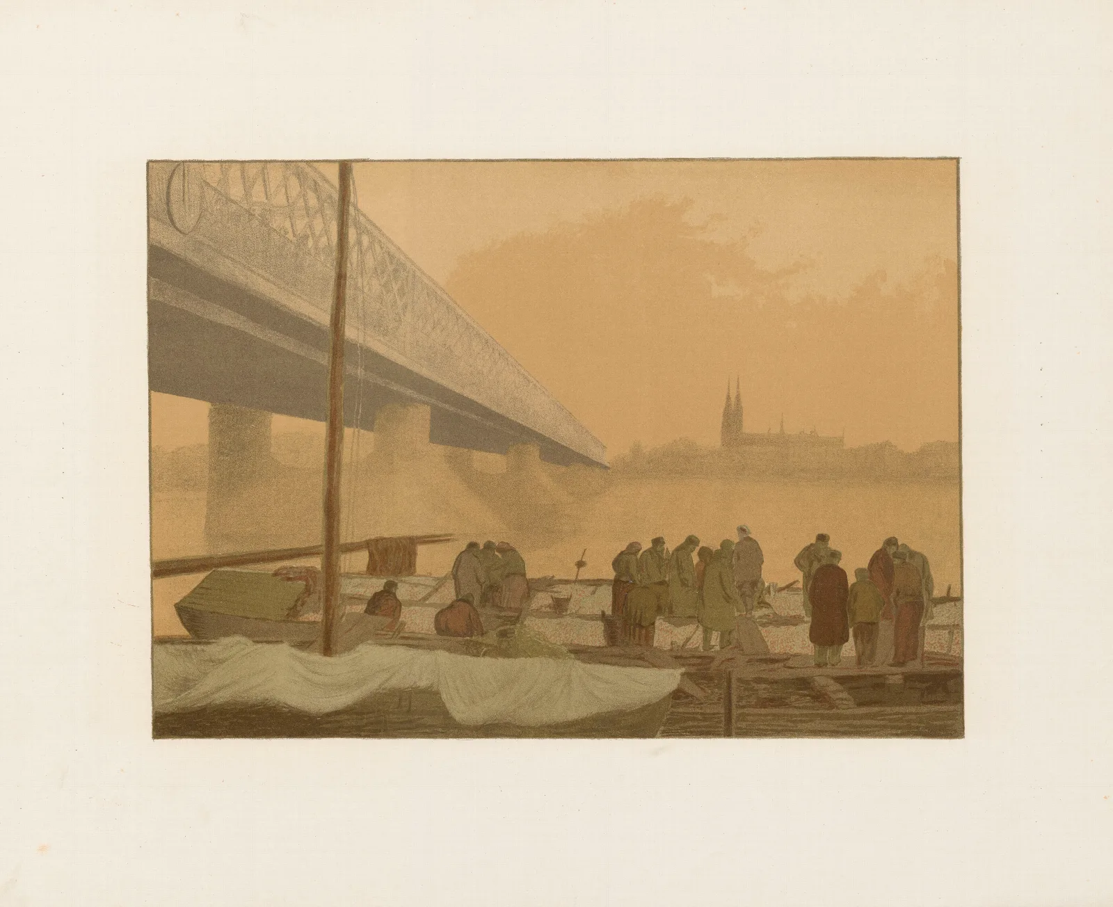 Iron Bridge Wall Art by Franciszek Siedlecki - Canvas Print