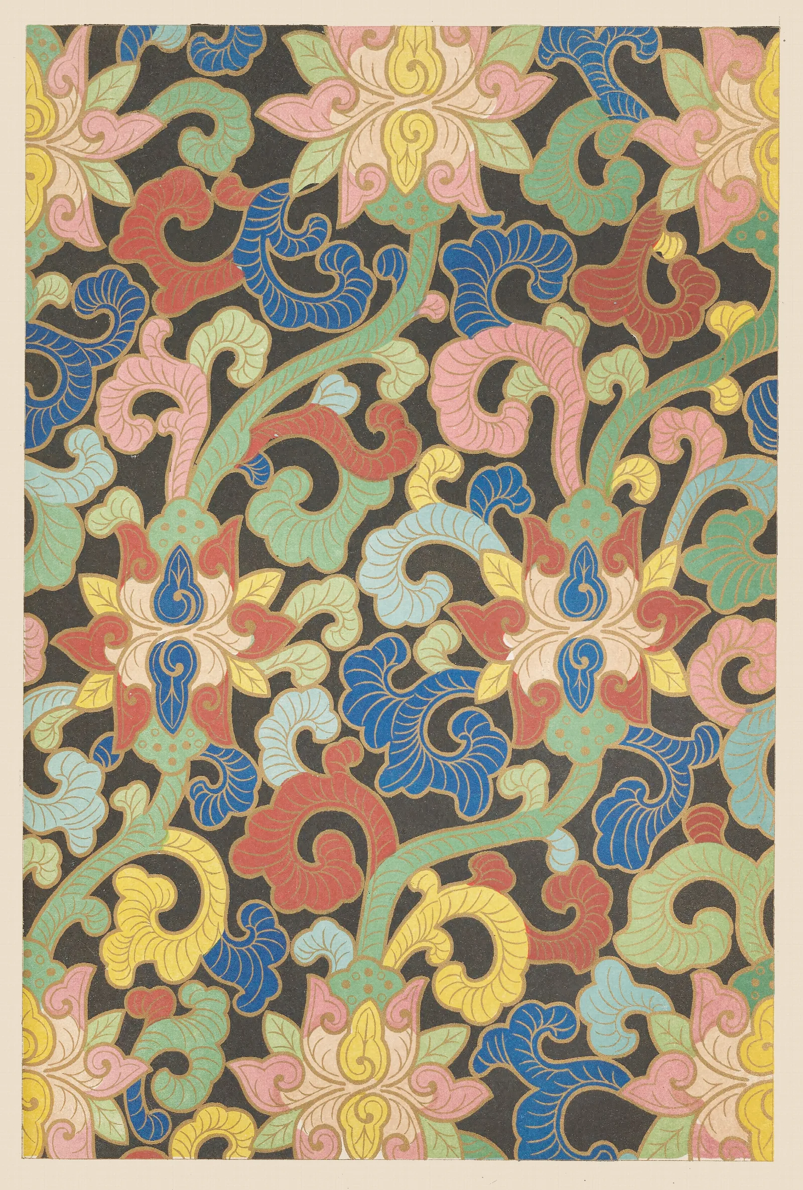 Examples Of Chinese Ornament Pl 12 Wall Art by Owen Jones - Canvas Print