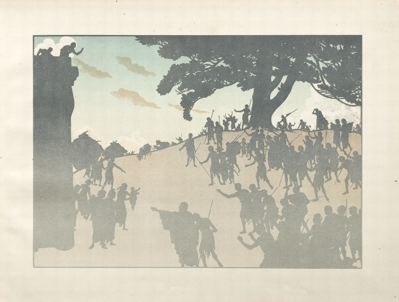The Prodigal Son Page 43 Wall Art by Henri Rivière - Canvas Print