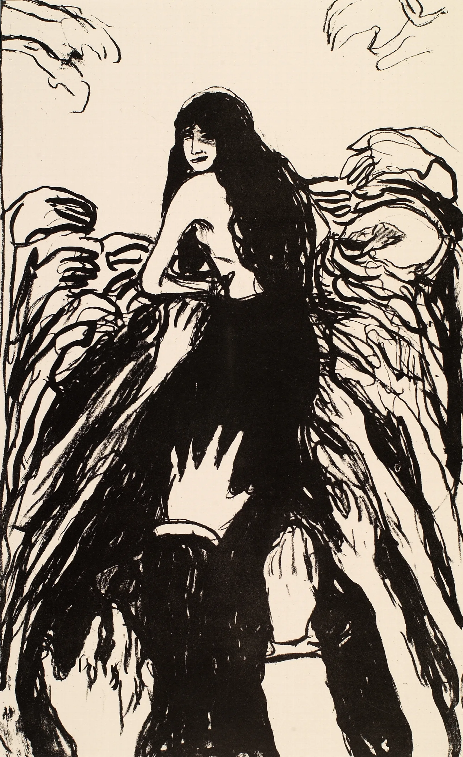 The Hands 3 Wall Art by Edvard Munch - Canvas Print