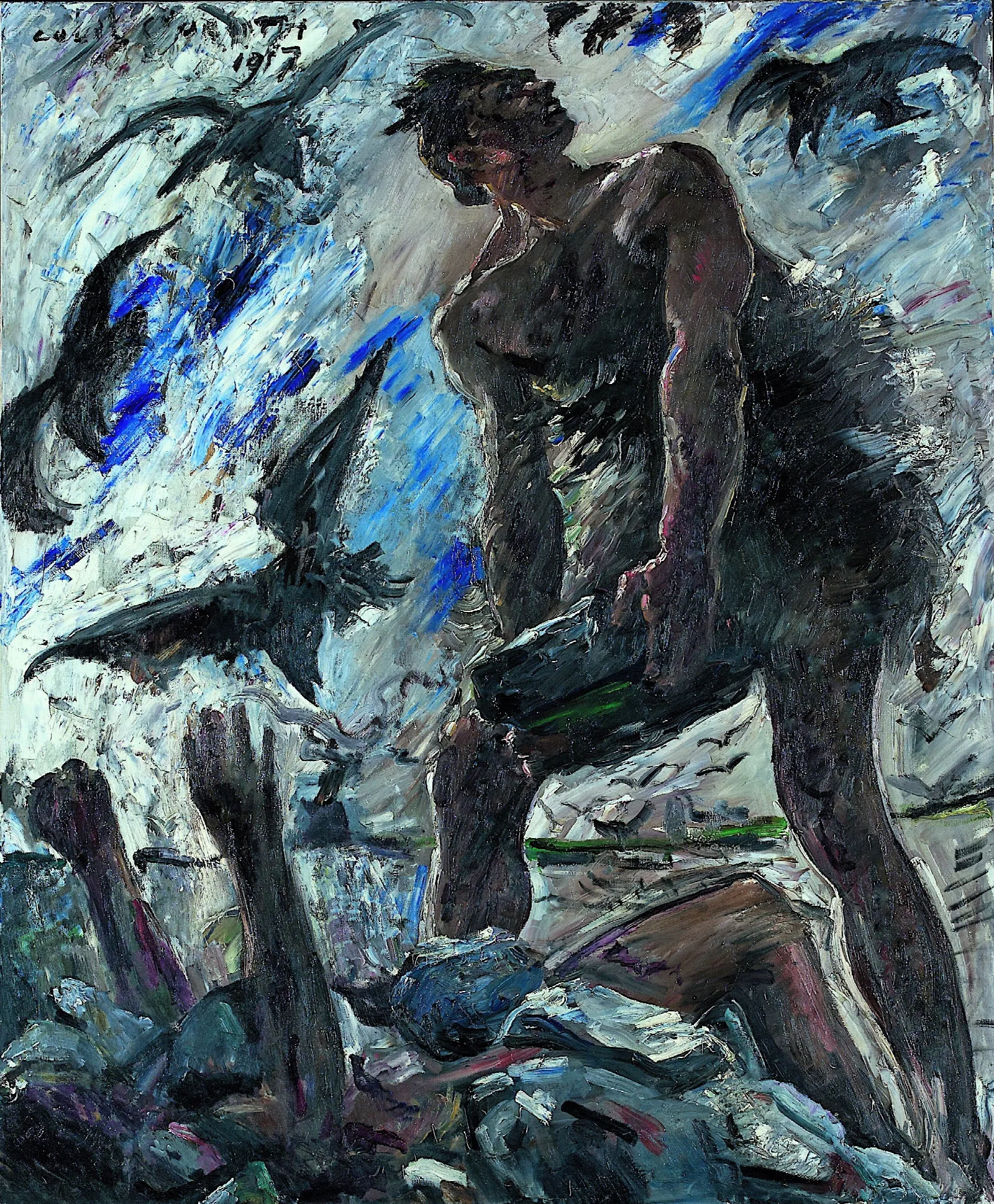 Cain 2 Wall Art by Lovis Corinth - Canvas Print