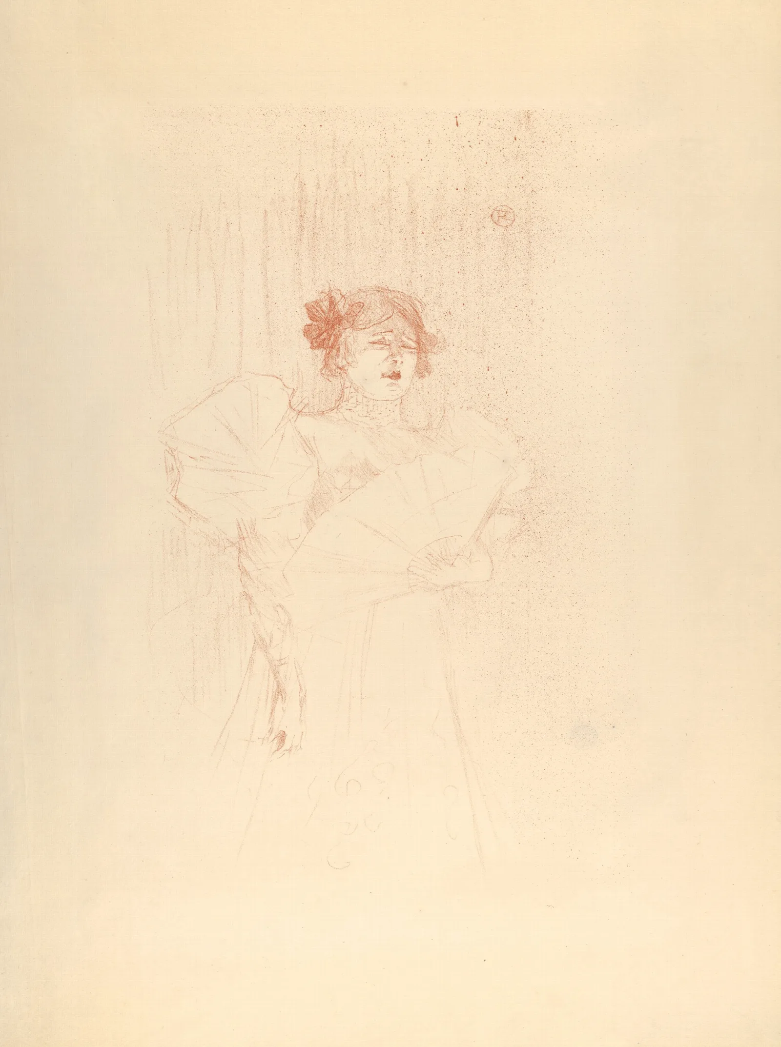 Luce Myres Front View Wall Art by Henri de Toulouse-Lautrec - Canvas Print
