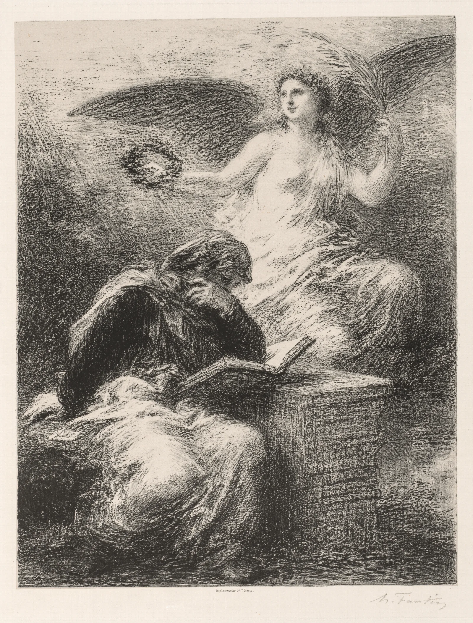 Glory Wall Art by Henri Fantin-Latour - Canvas Print