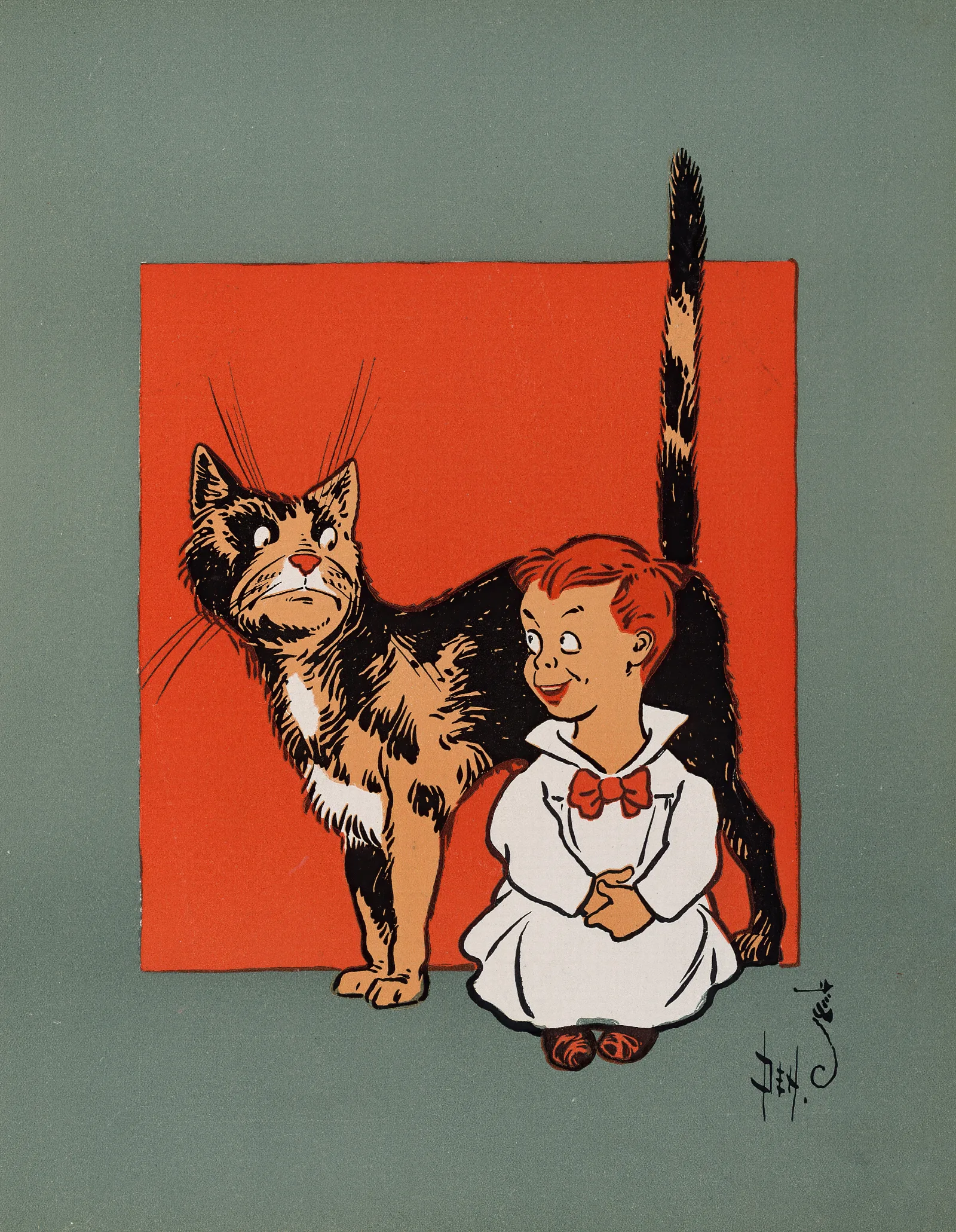 Denslows Mother Goose Pl 17 Wall Art by William Wallace Denslow - Canvas Print