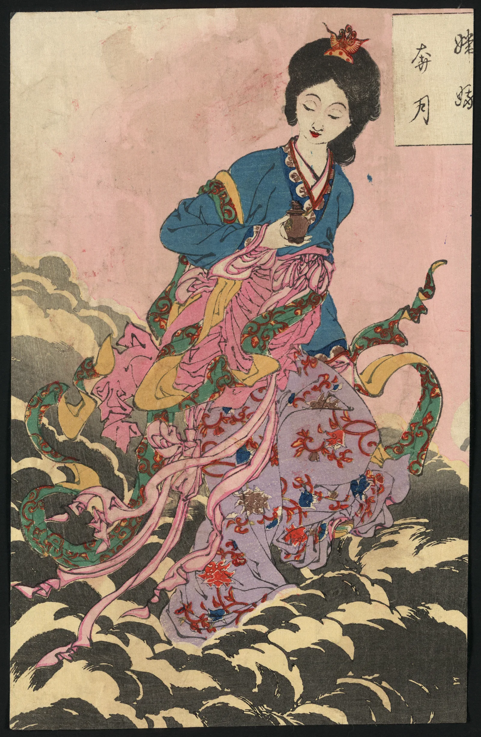 Joga Hongetsu Wall Art by Tsukioka Yoshitoshi - Canvas Print