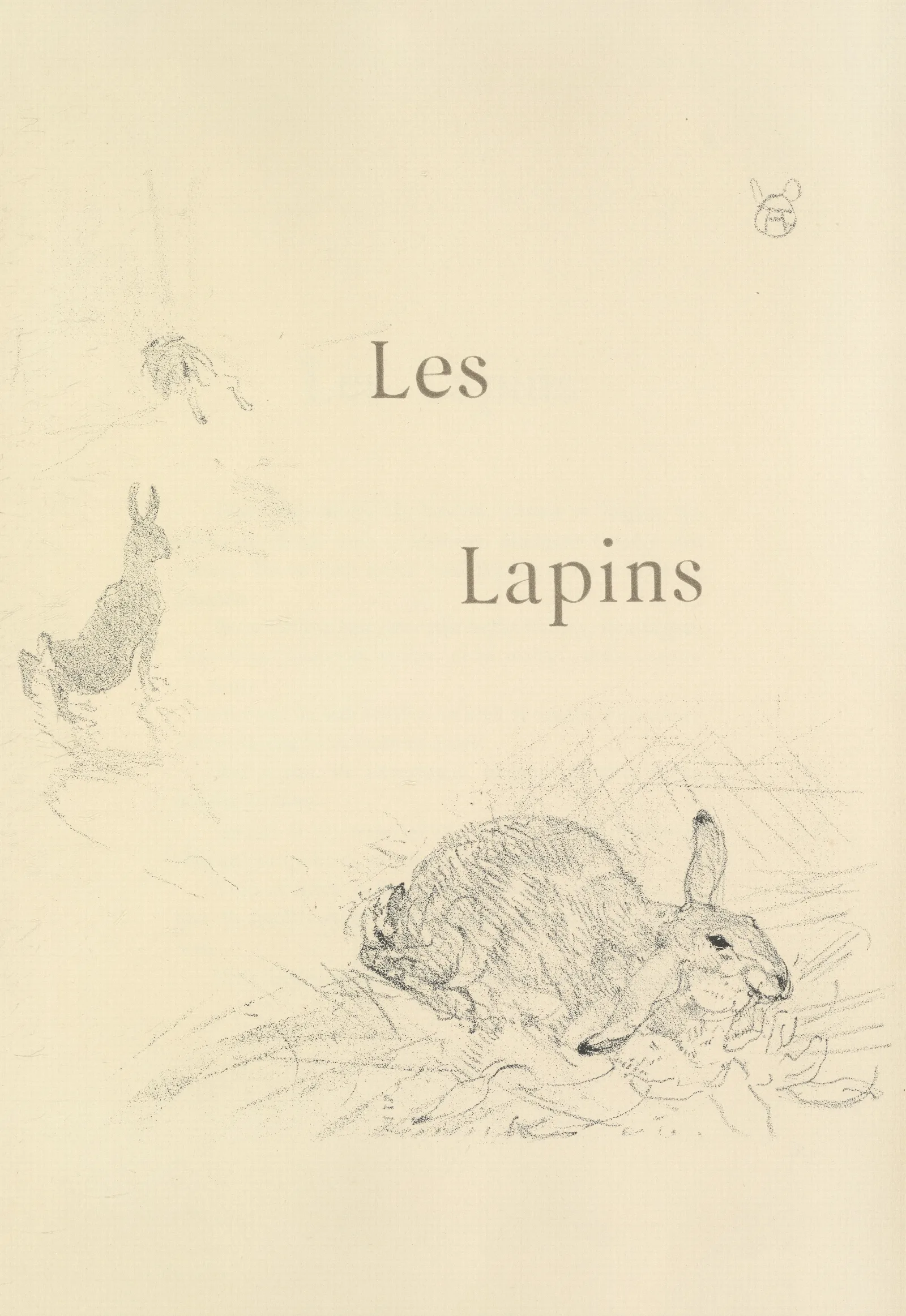 Les Lapins 3 Wall Art by Henri de Toulouse-Lautrec - Canvas Print