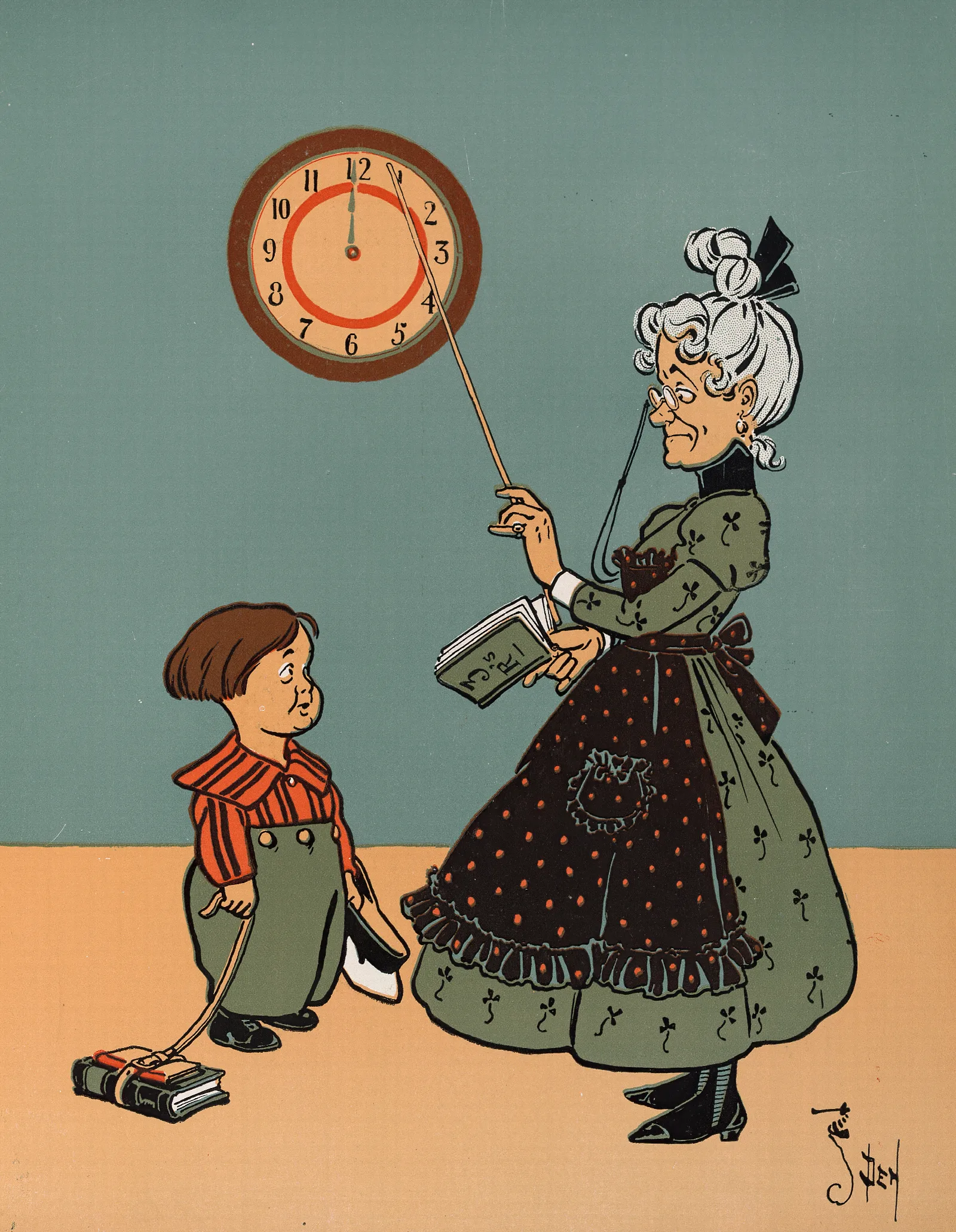 Denslows Mother Goose Pl 40 Wall Art by William Wallace Denslow - Canvas Print