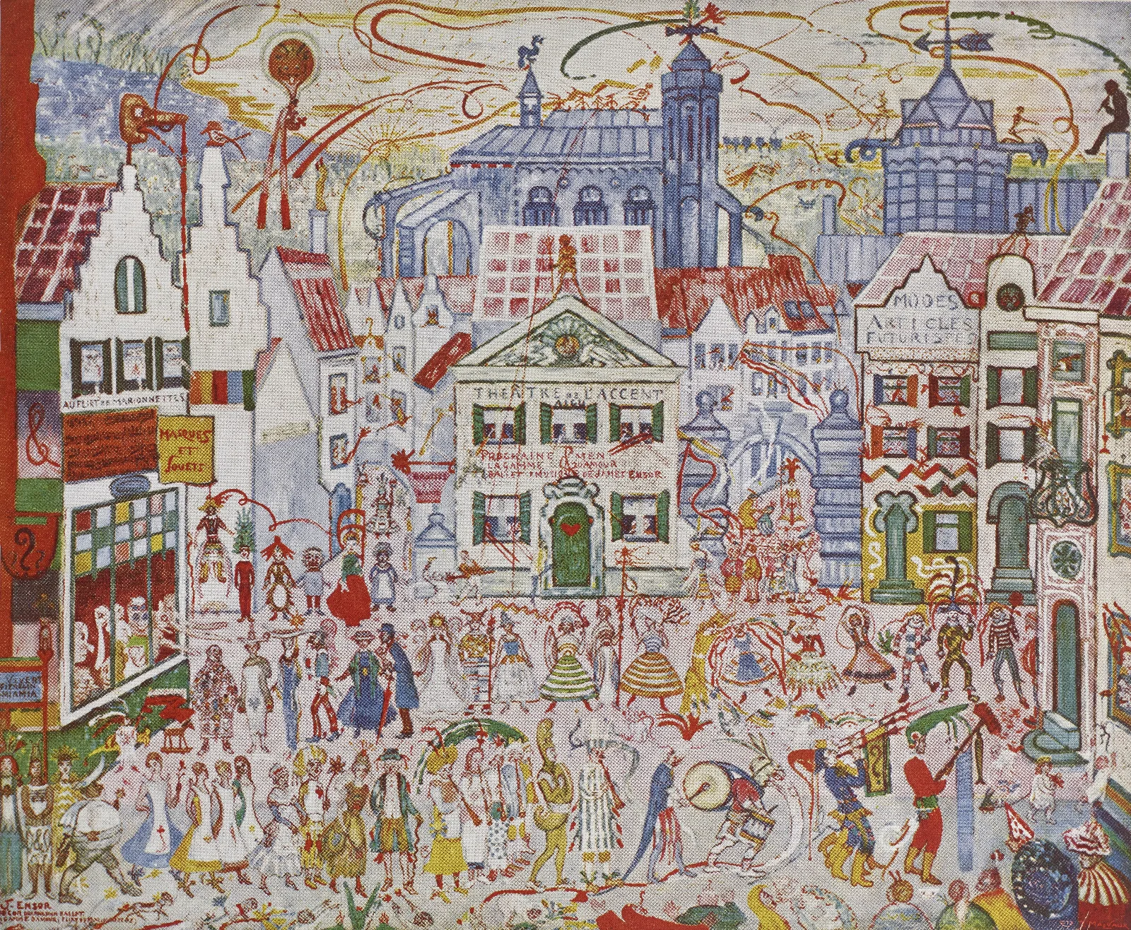 Decor Wall Art by James Ensor - Canvas Print