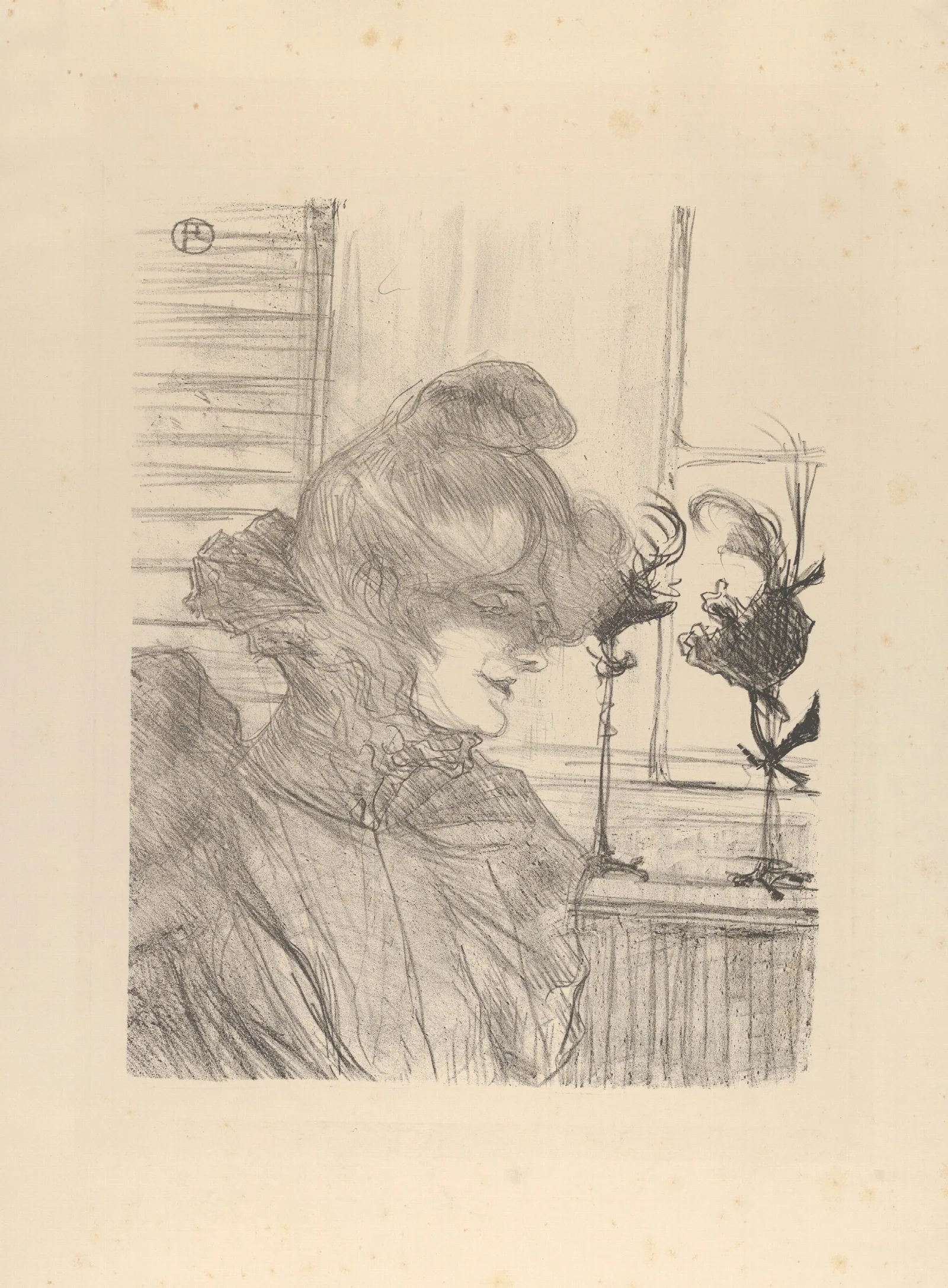 Louise Blouet Le Margoin Wall Art by Henri de Toulouse-Lautrec - Canvas Print
