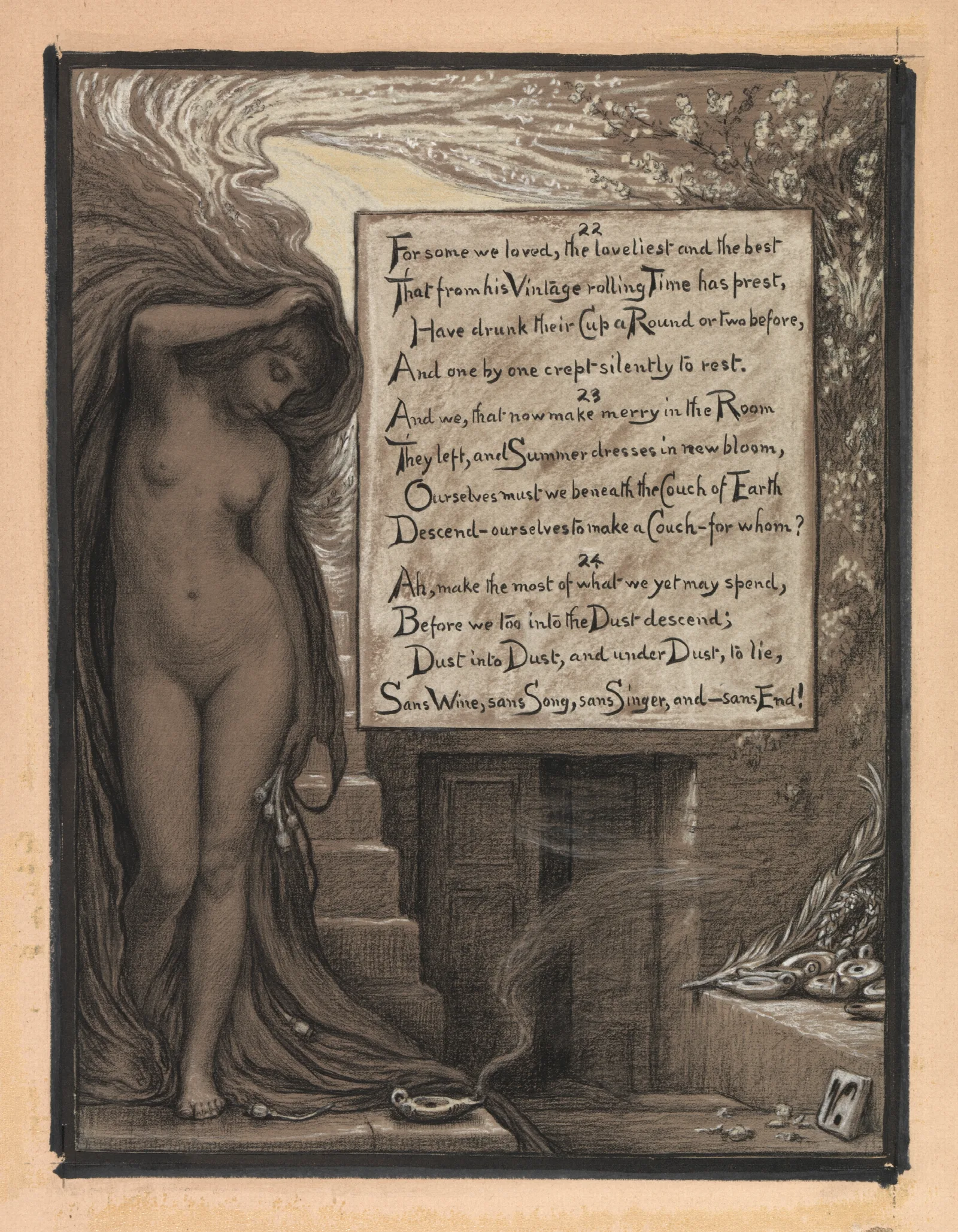The Long Rest Wall Art by Elihu Vedder - Canvas Print