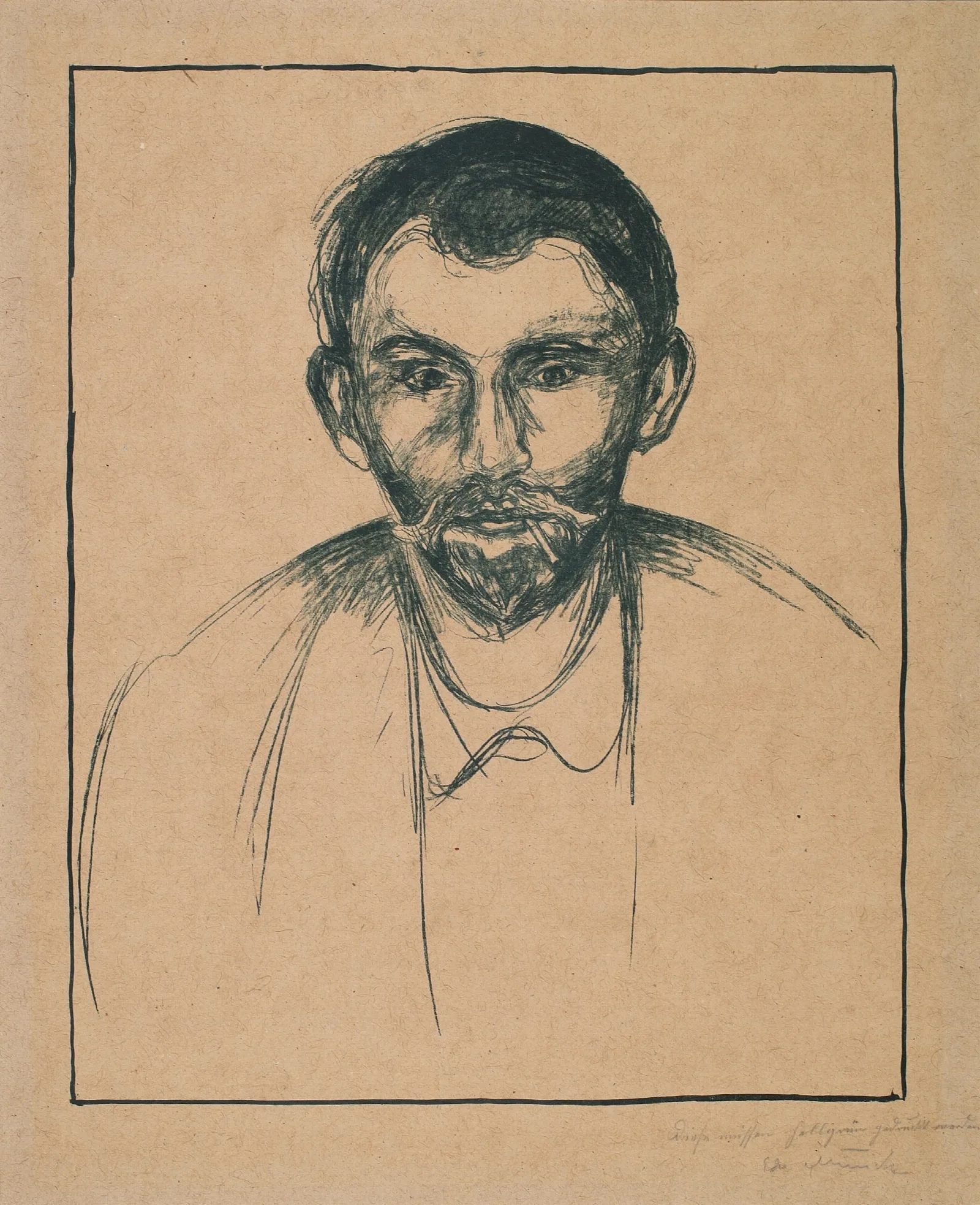 Stanislaw Przybyszewski Wall Art by Edvard Munch - Canvas Print