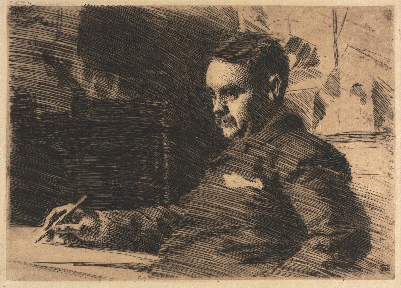 Lawyer Wade Wall Art by Anders Zorn - Canvas Print