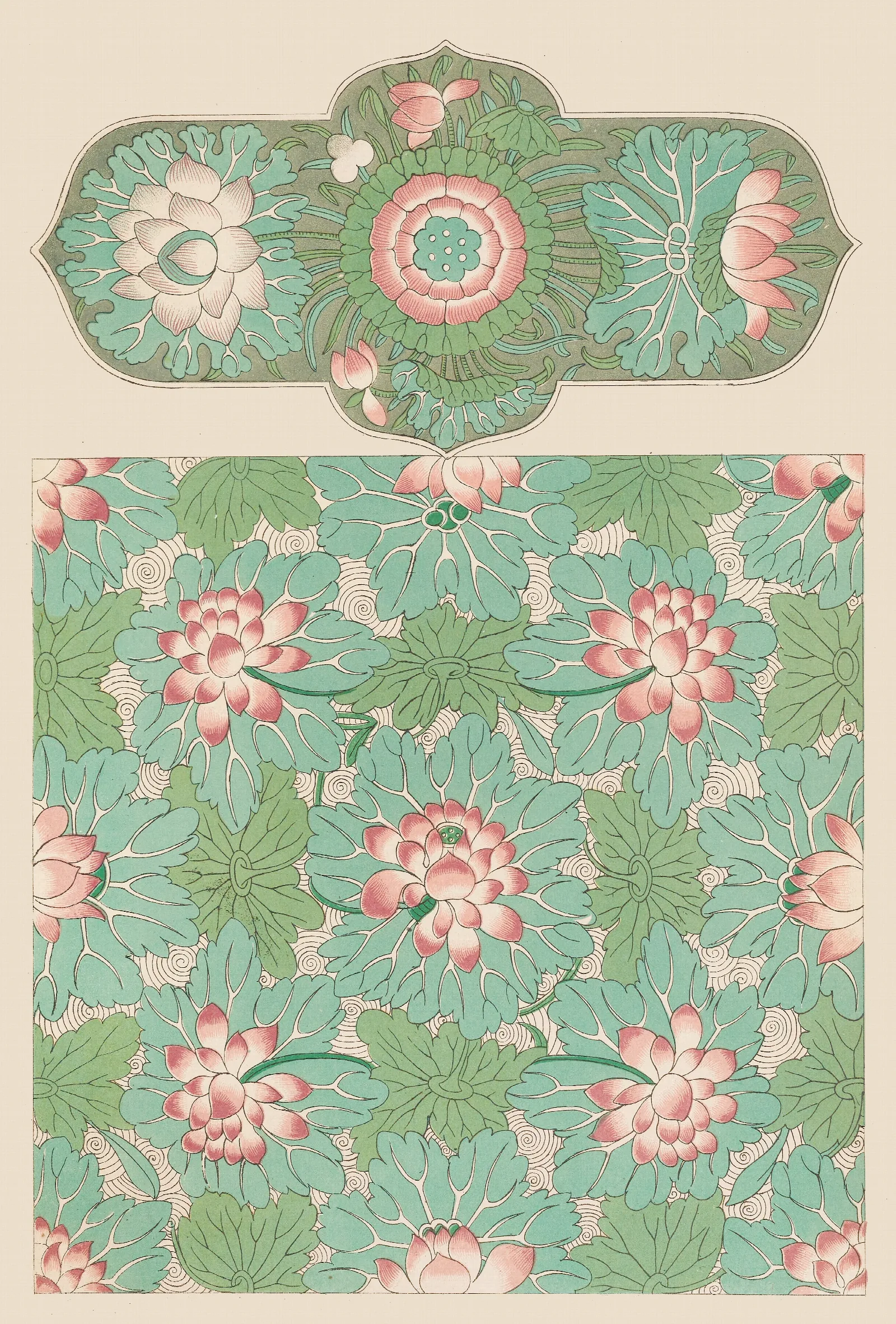 Examples Of Chinese Ornament Pl 81 Wall Art by Owen Jones - Canvas Print