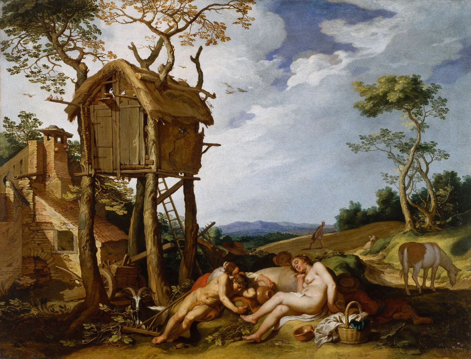 Parable Of The Wheat And The Tares Wall Art by Abraham Bloemaert - Canvas Print