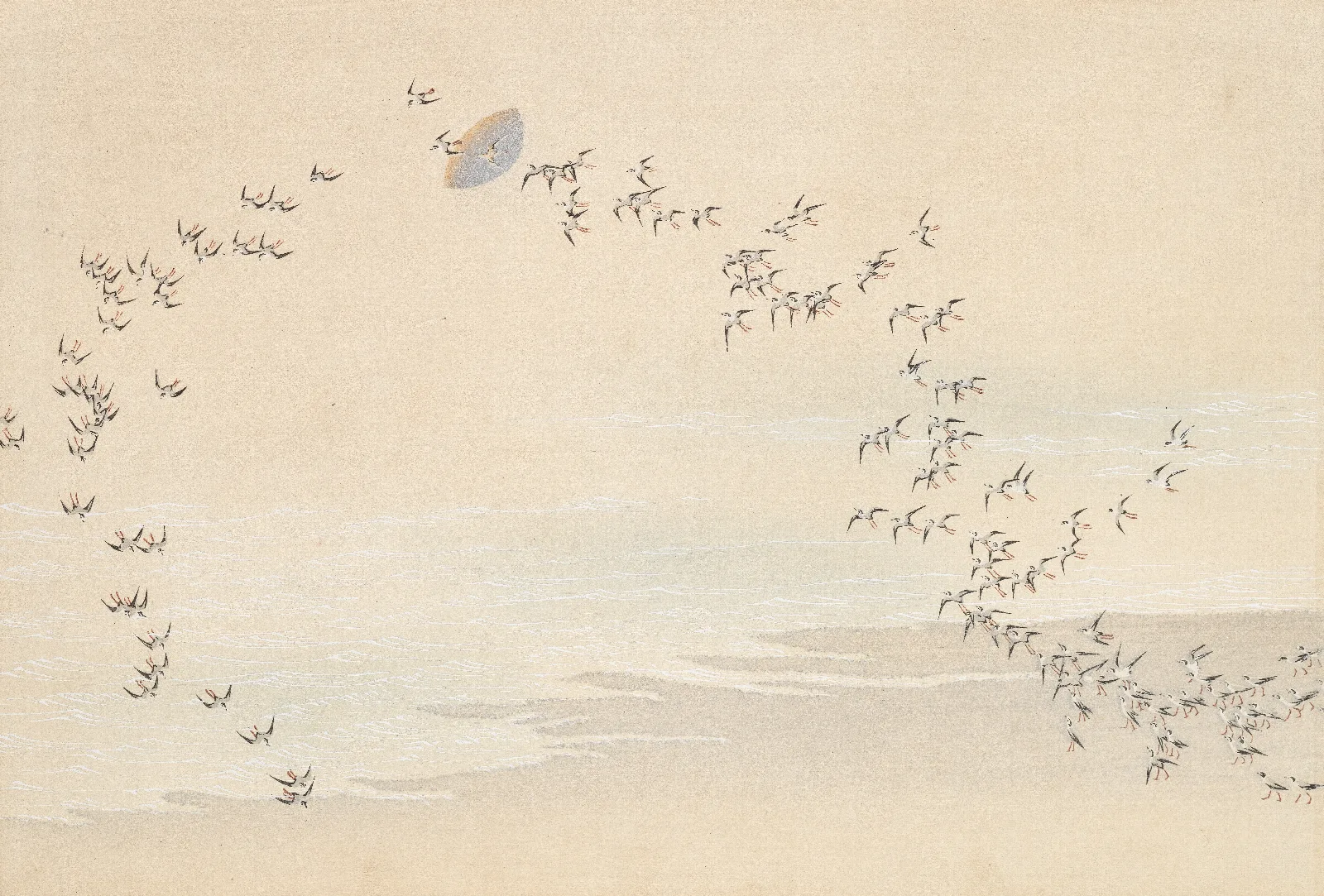 A Thousand Grasses Pl 09 Wall Art by Kamisaka Sekka - Canvas Print