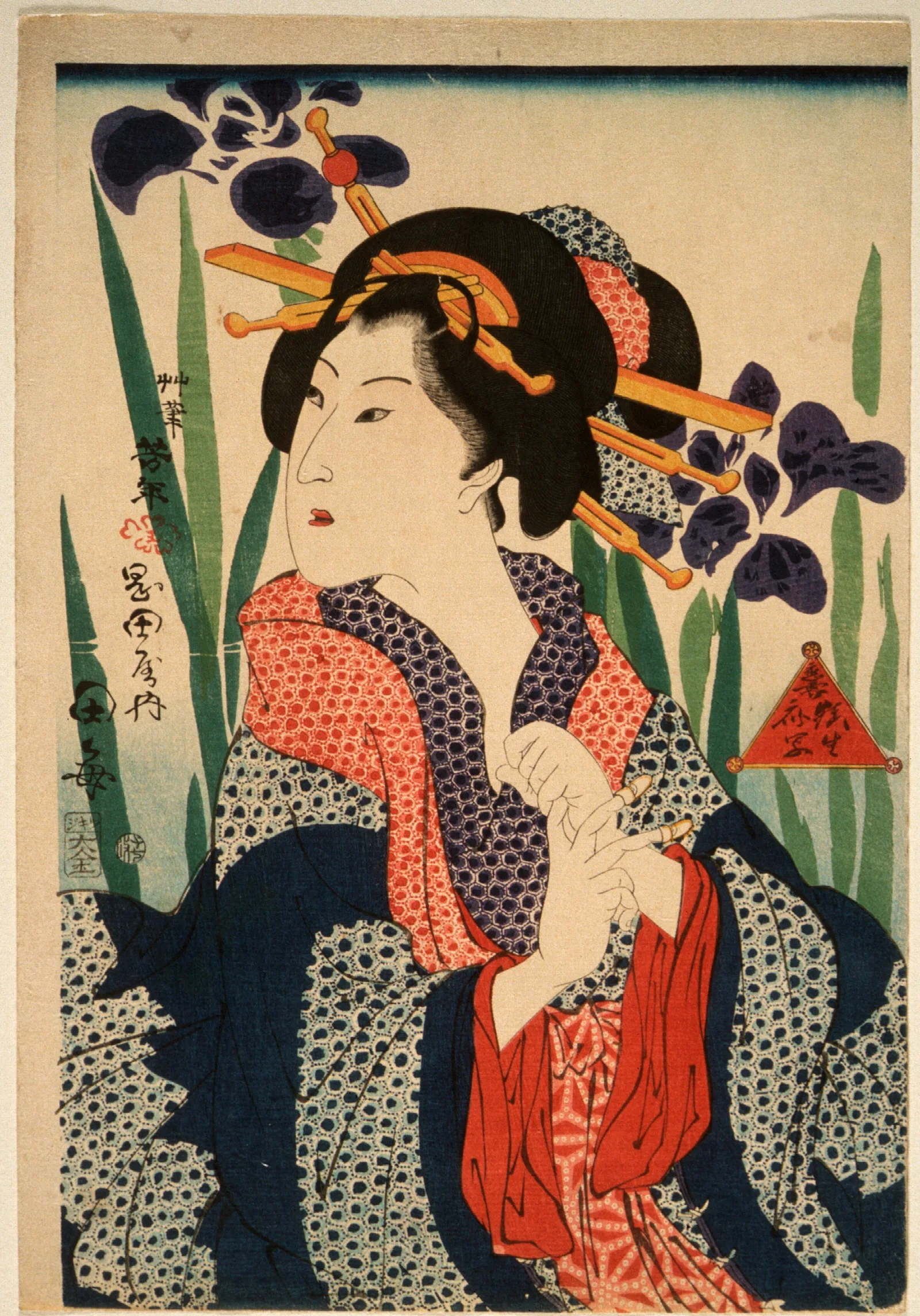The Courtesan Wall Art by Tsukioka Yoshitoshi - Canvas Print