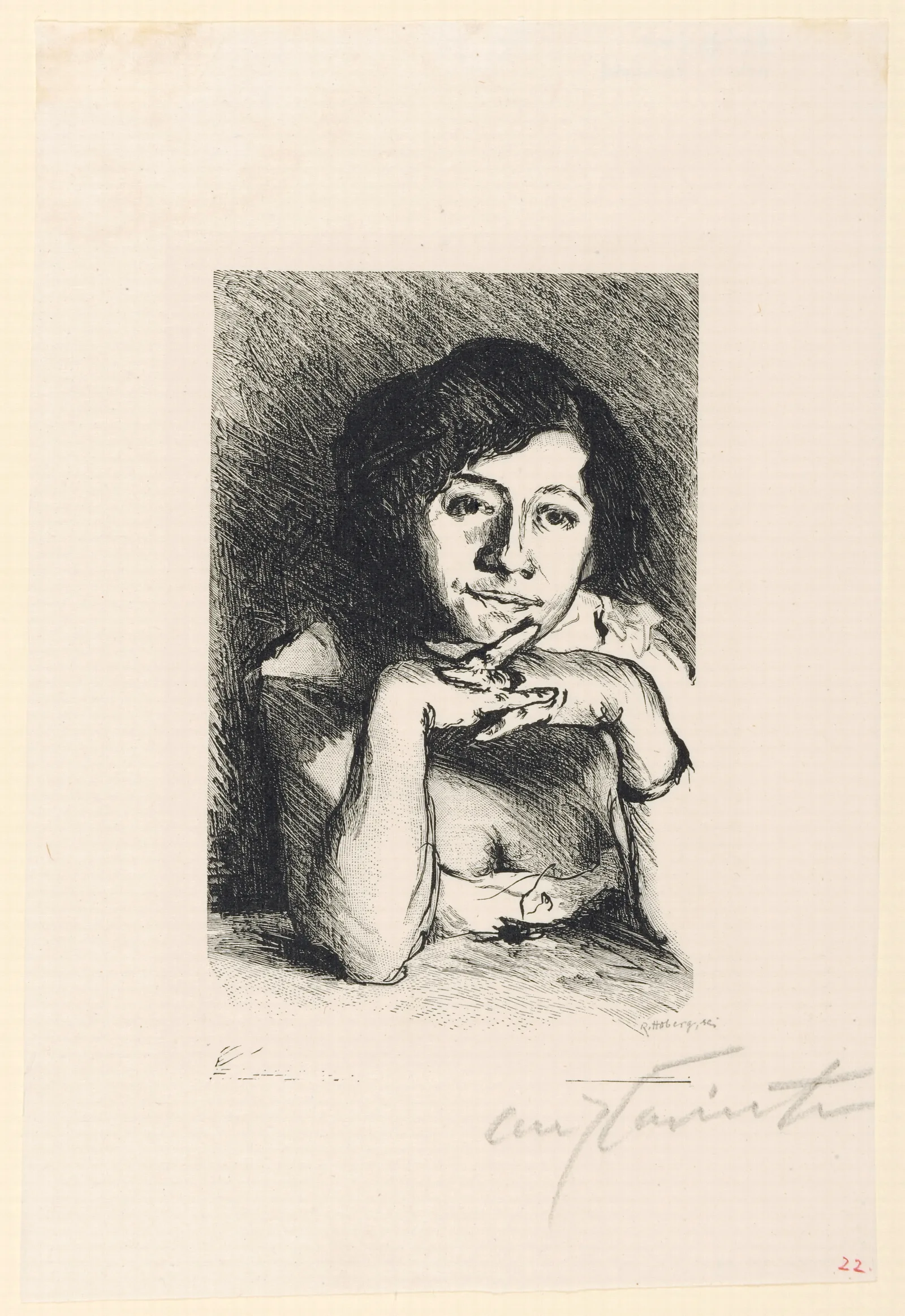 Portrait Of A Woman 82 Wall Art by Lovis Corinth - Canvas Print