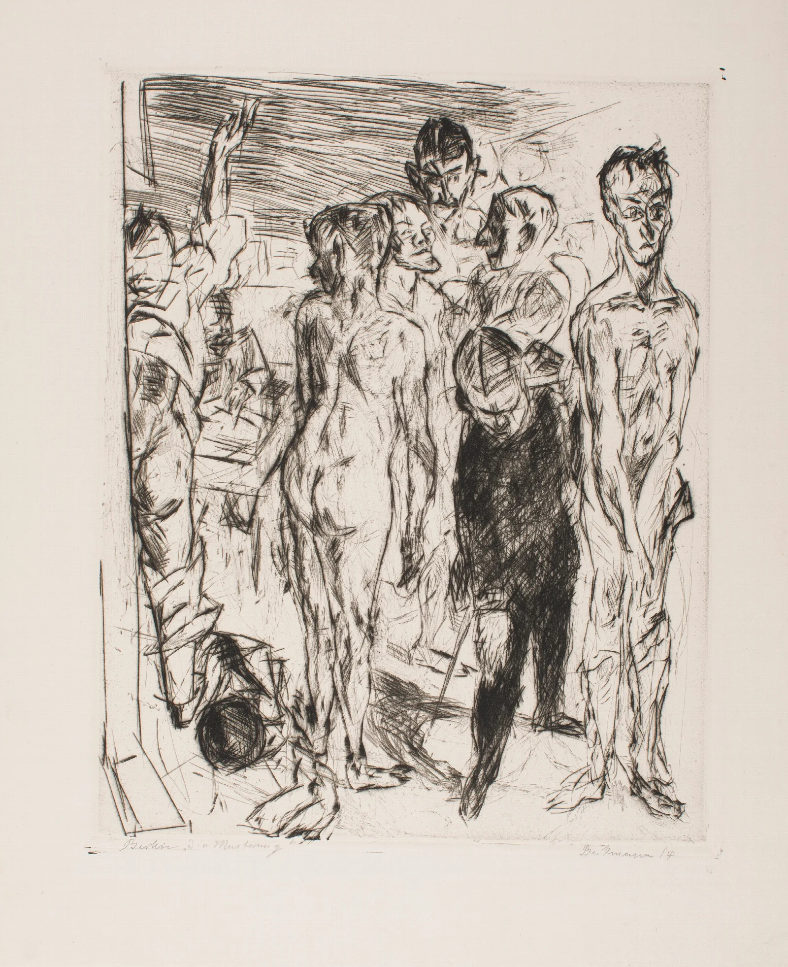 Inspection Wall Art by Max Beckmann - Canvas Print