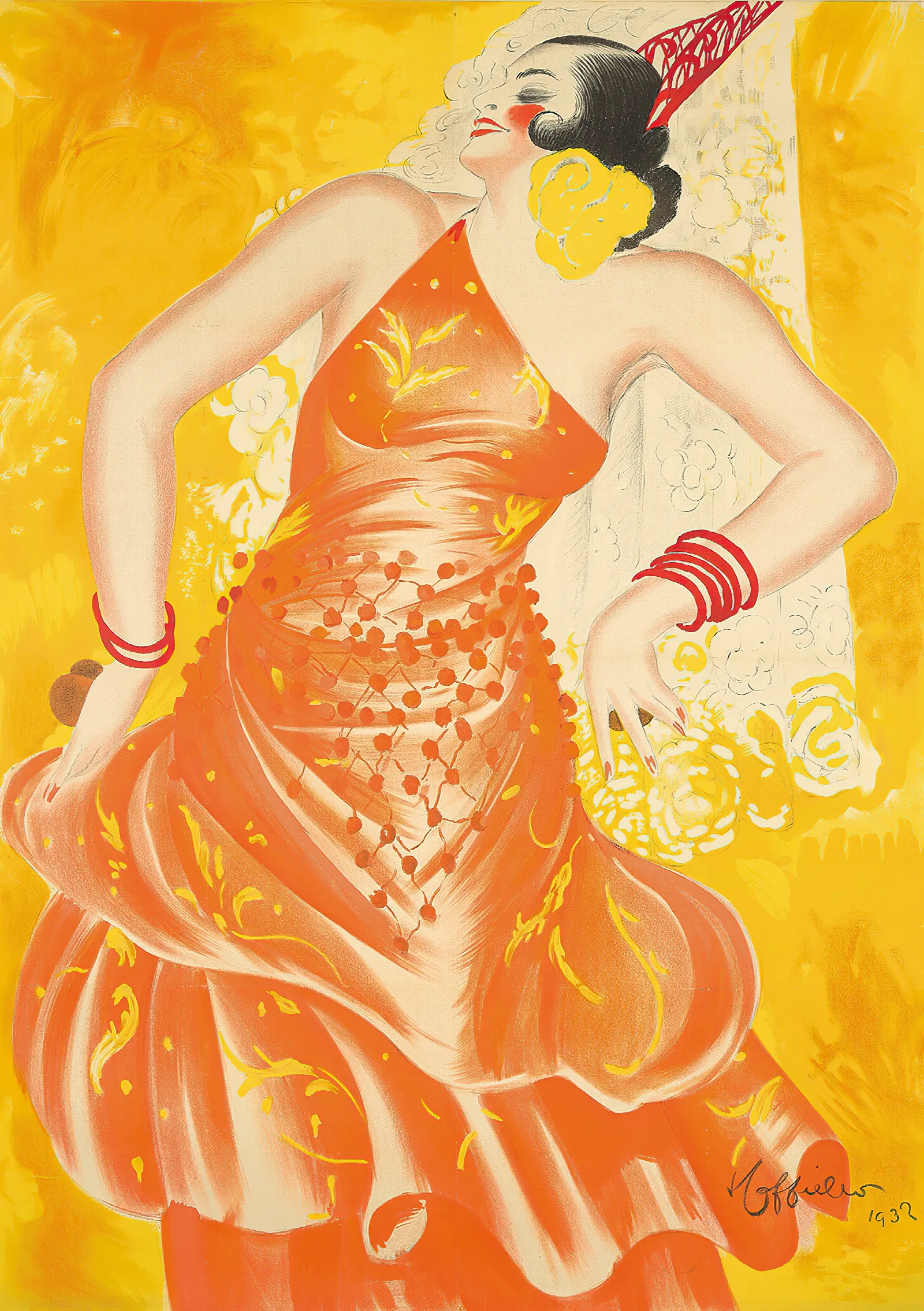 Conchita Supervia Wall Art by Leonetto Cappiello - Canvas Print