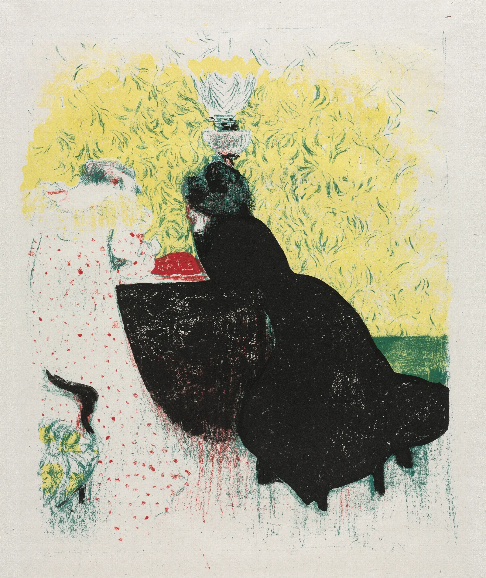 The Two Sisters In Law Wall Art by Édouard Vuillard - Canvas Print