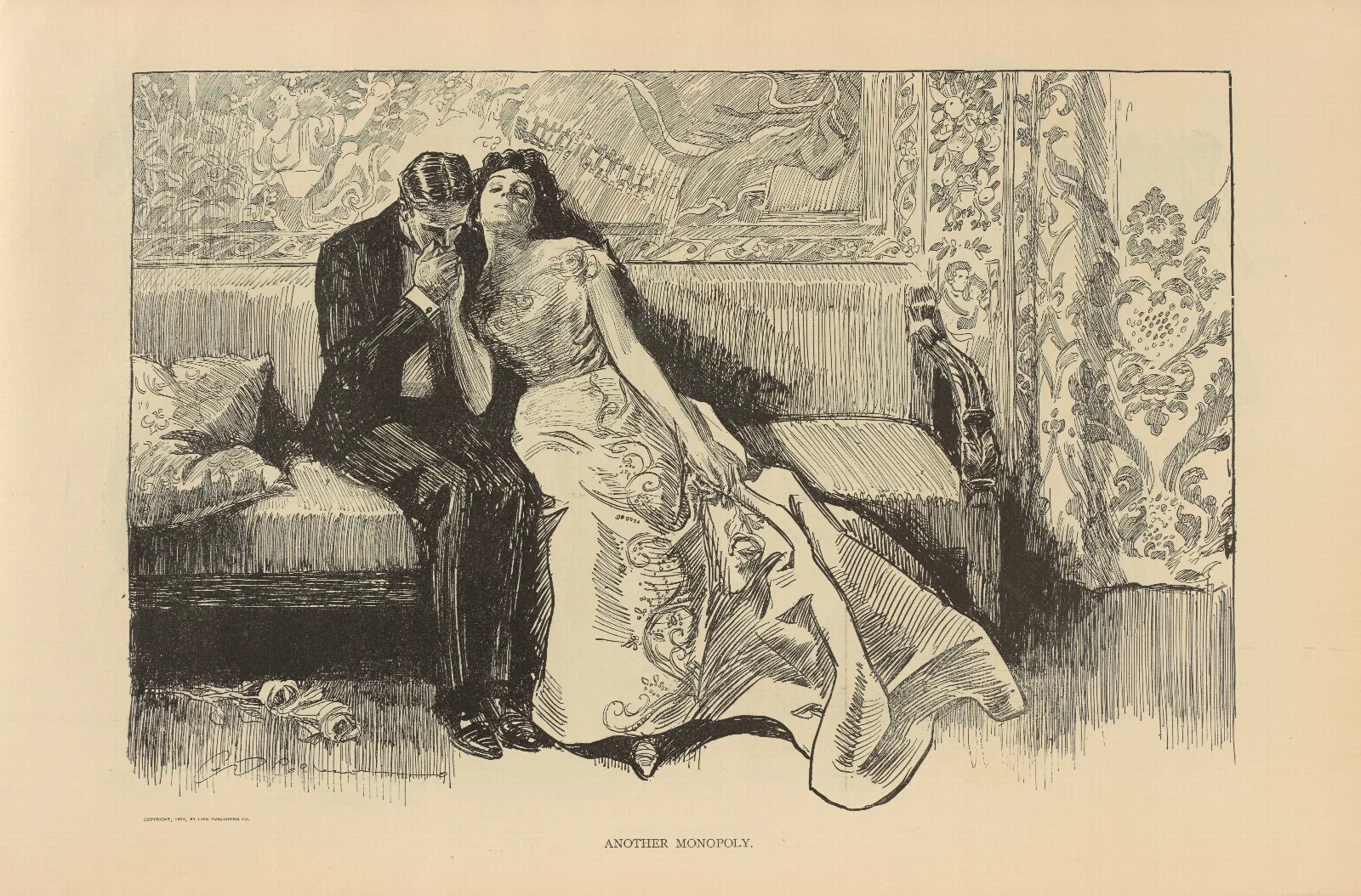 Another Monopoly 2 Wall Art by Charles Dana Gibson - Canvas Print