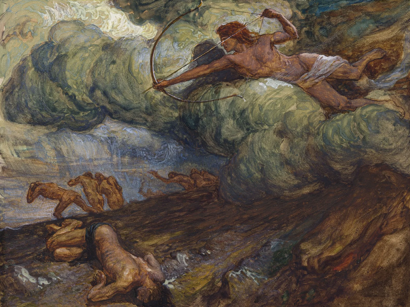 The Ungodly Shall Not Stand Wall Art by James Tissot - Canvas Print