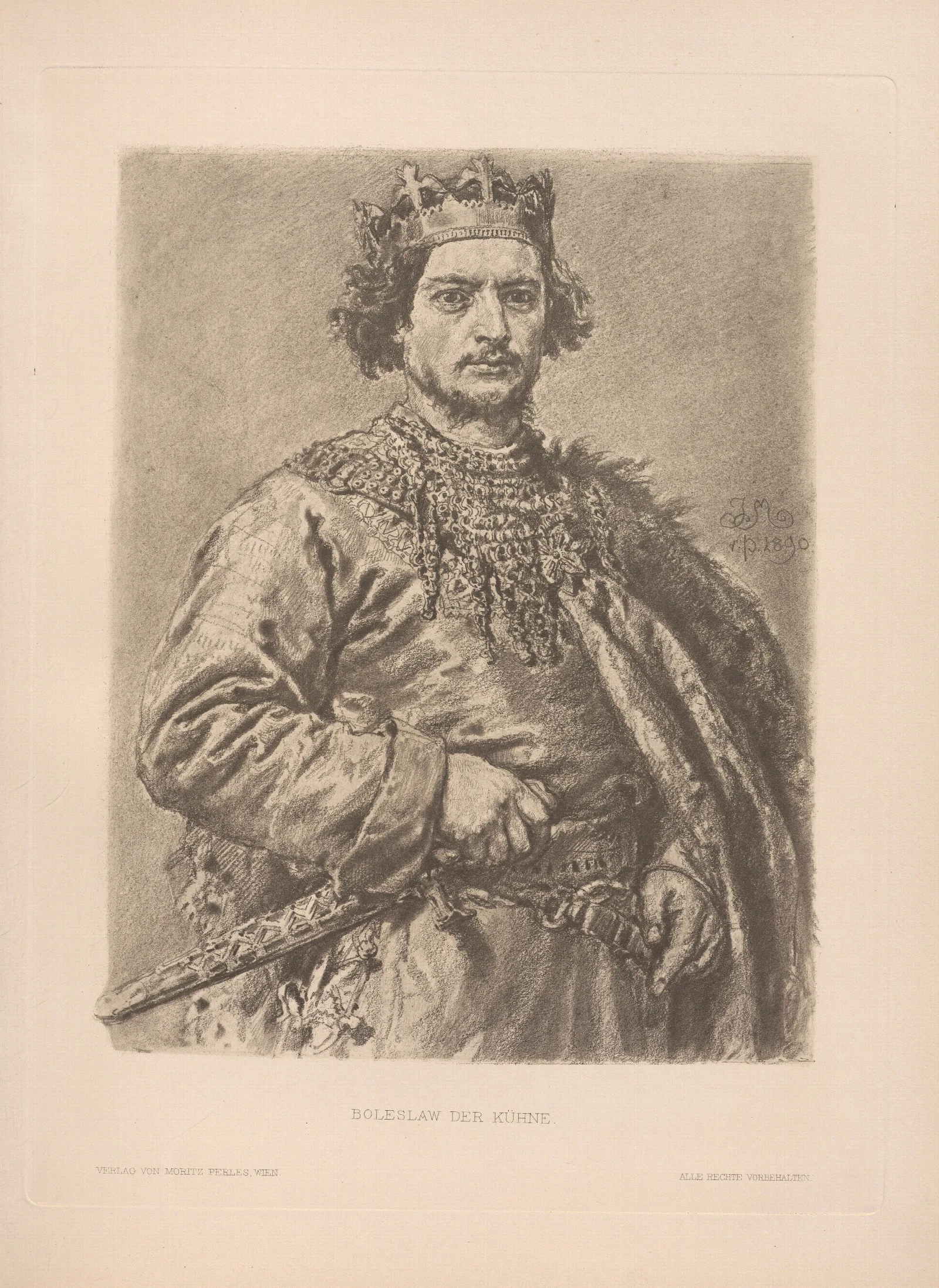 Boleslaw Der Kuhne Wall Art by Jan Matejko - Canvas Print