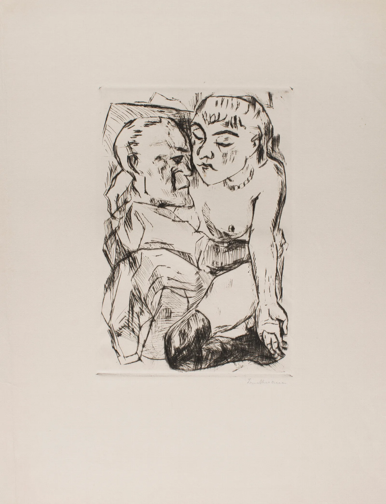 Illustration For Chapter 2 From The Portfolio The Duchess Wall Art by Max Beckmann - Canvas Print