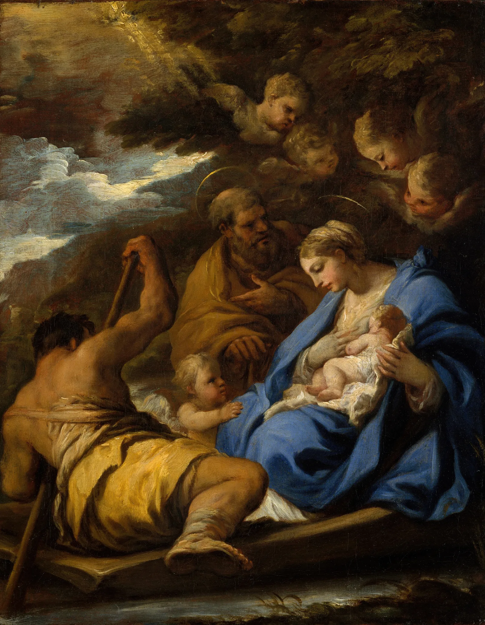 The Flight Into Egypt 24 Wall Art by Luca Giordano - Canvas Print