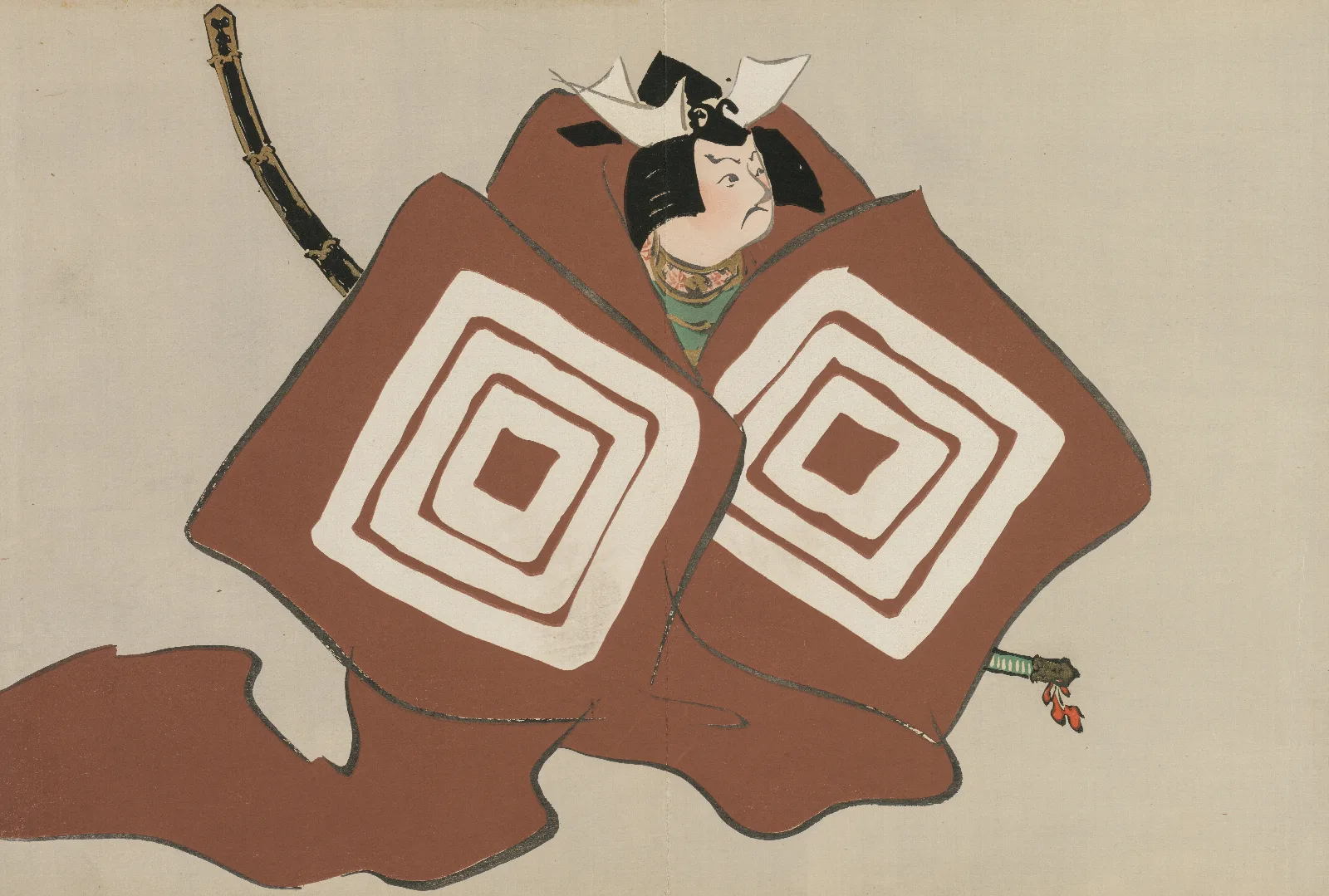 Shibaraku Shibaraku Wall Art by Kamisaka Sekka - Canvas Print