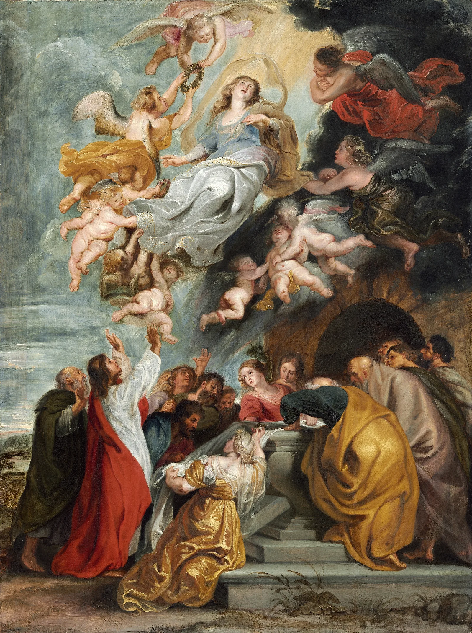 The Assumption Of The Virgin 4 Wall Art by Peter Paul Rubens - Canvas Print