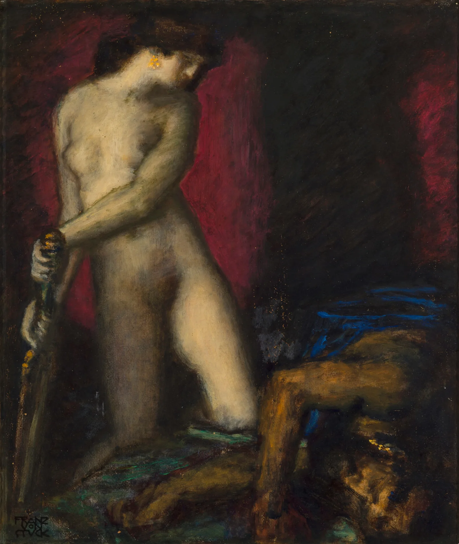 Judith Und Holofernes 2 Wall Art by Franz von Stuck - Canvas Print