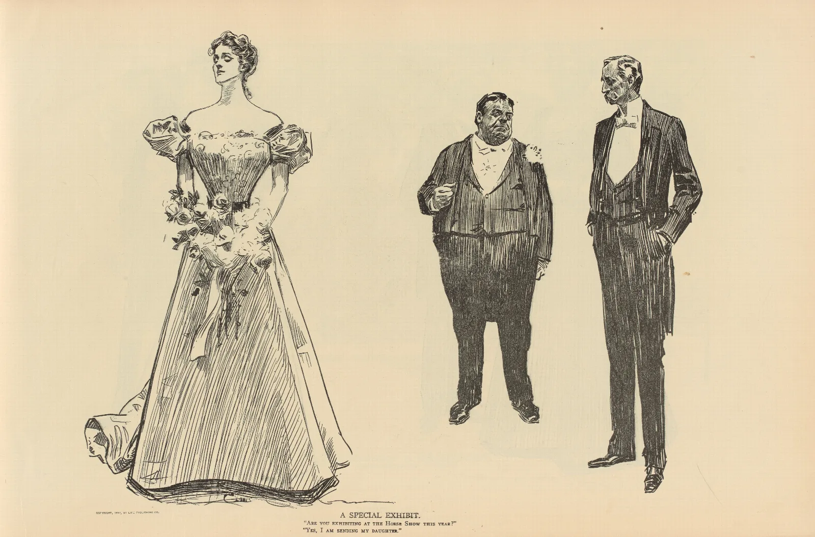 A Special Exhibit Wall Art by Charles Dana Gibson - Canvas Print