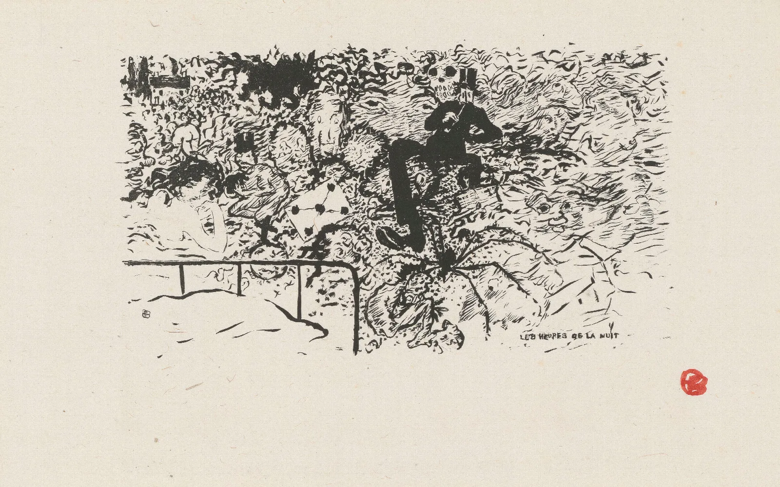 Les Heures De La Nuit 2 Wall Art by Pierre Bonnard - Canvas Print