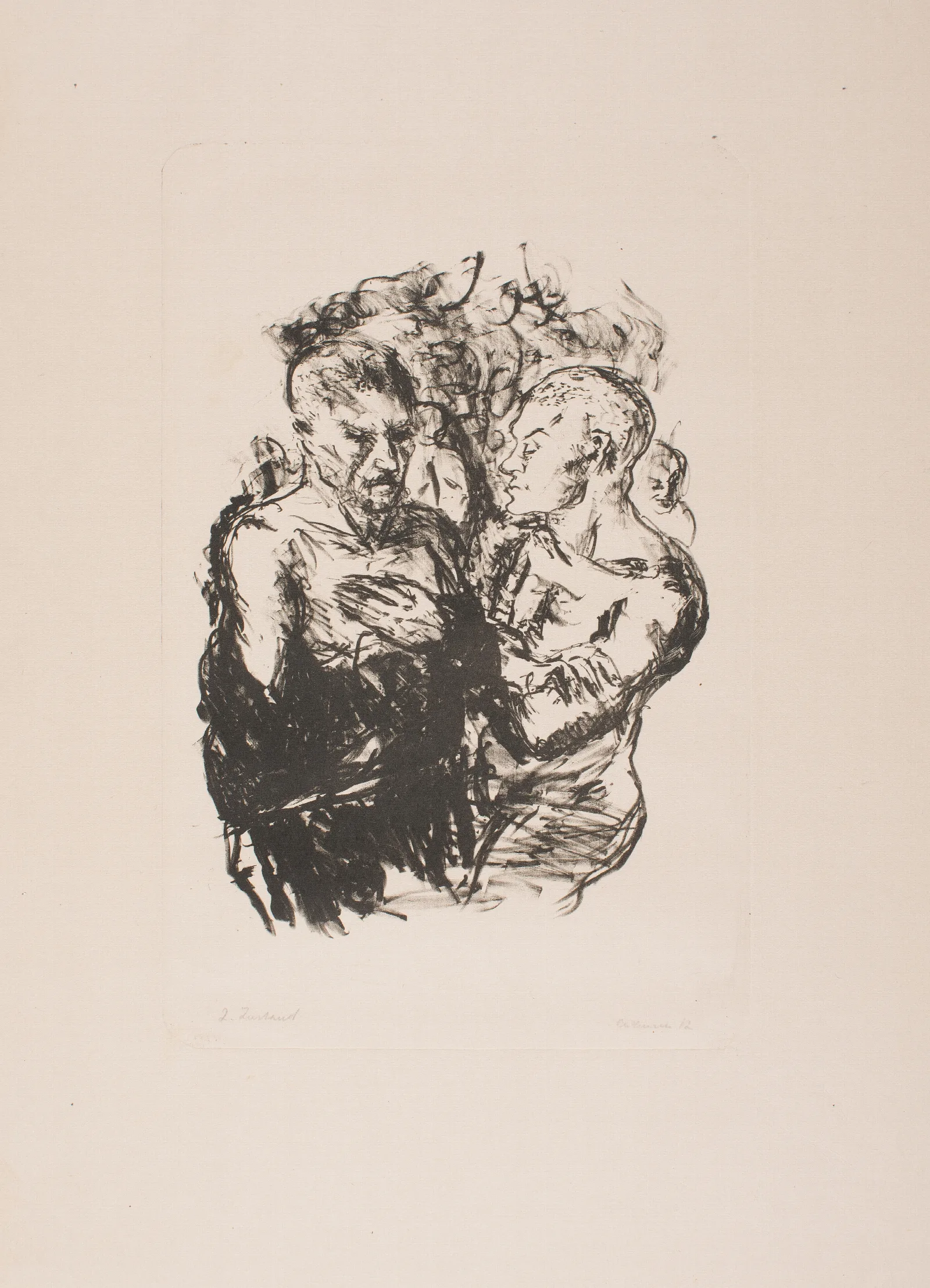 The Narrator And Petroff Wall Art by Max Beckmann - Canvas Print